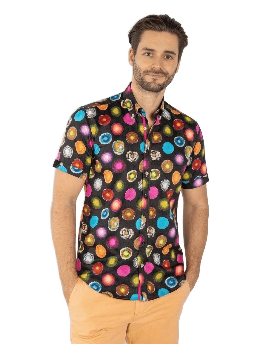 Crystal Core Short Sleeve Shirt - Claudio Lugli Shirts