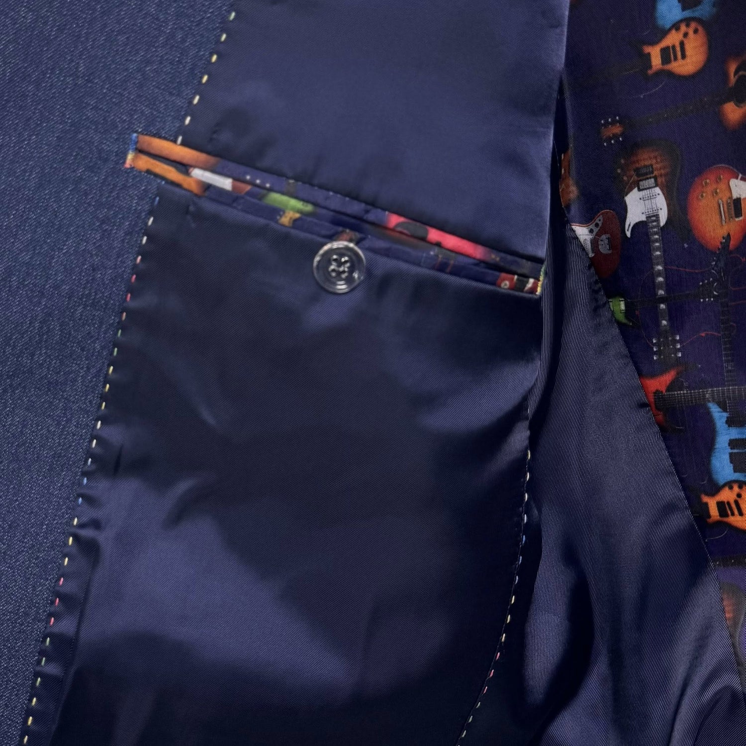 DENIM LOOK MULTI - STITCH BLAZER - STYLISH & VERSATILE - Claudio Lugli Shirts