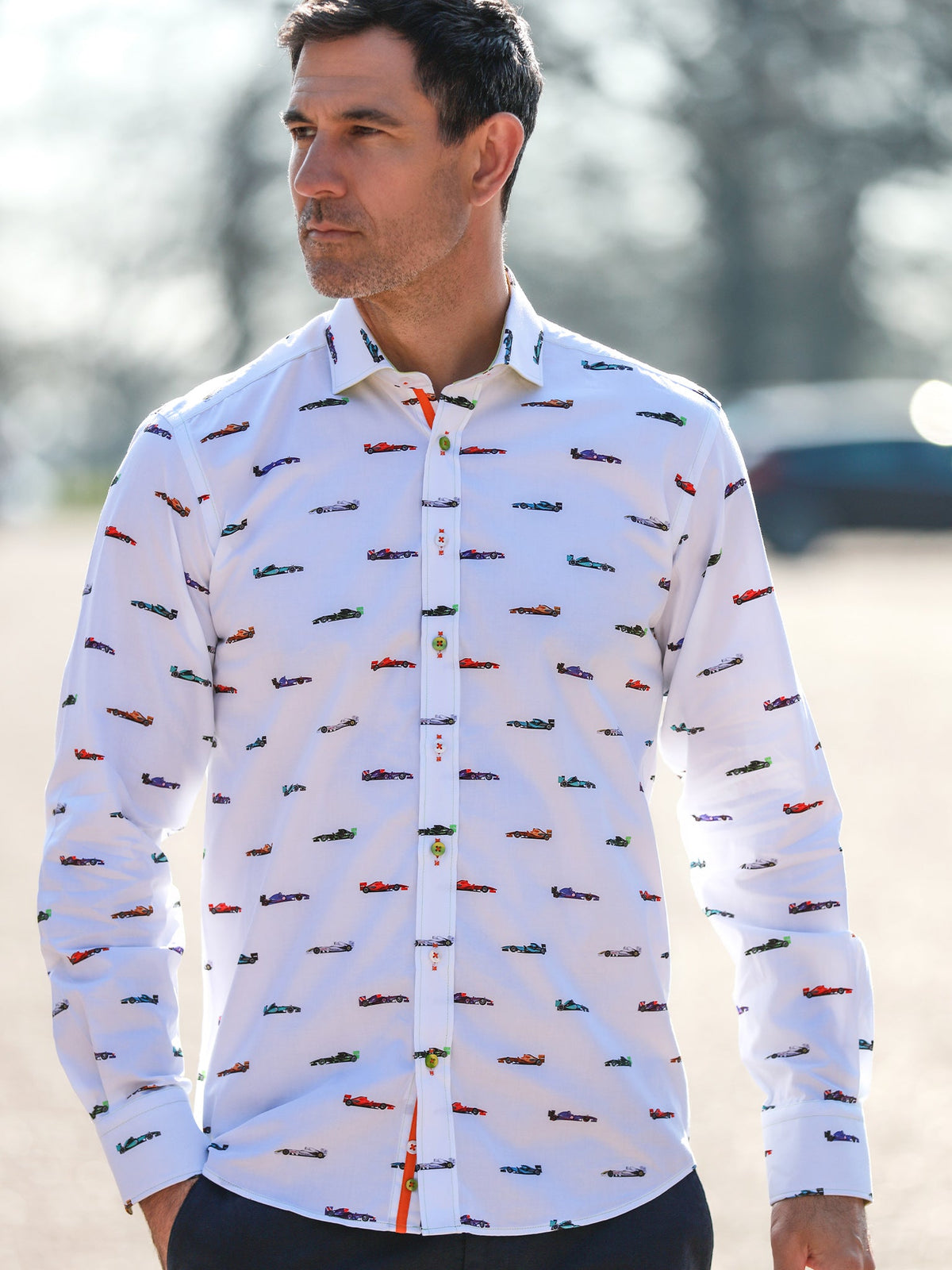 F1 Icon Cars Print Shirt - Claudio Lugli Shirts