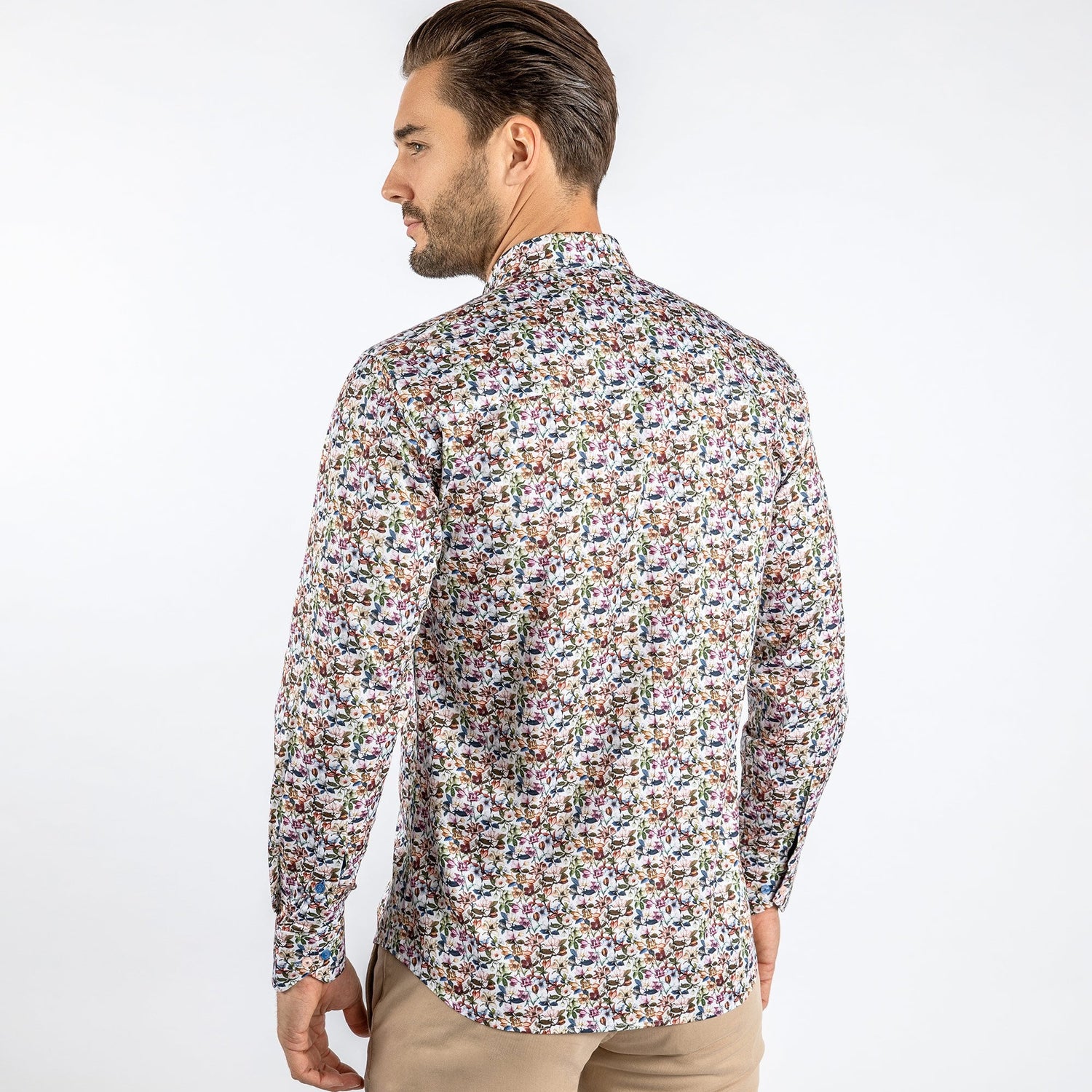 FIELD OF BLOOM PRINT SHIRT - Premium Men's Patterned Shirt by Claudio Lugli | Bold Design, Tailored Fit, Best Printed Shirts