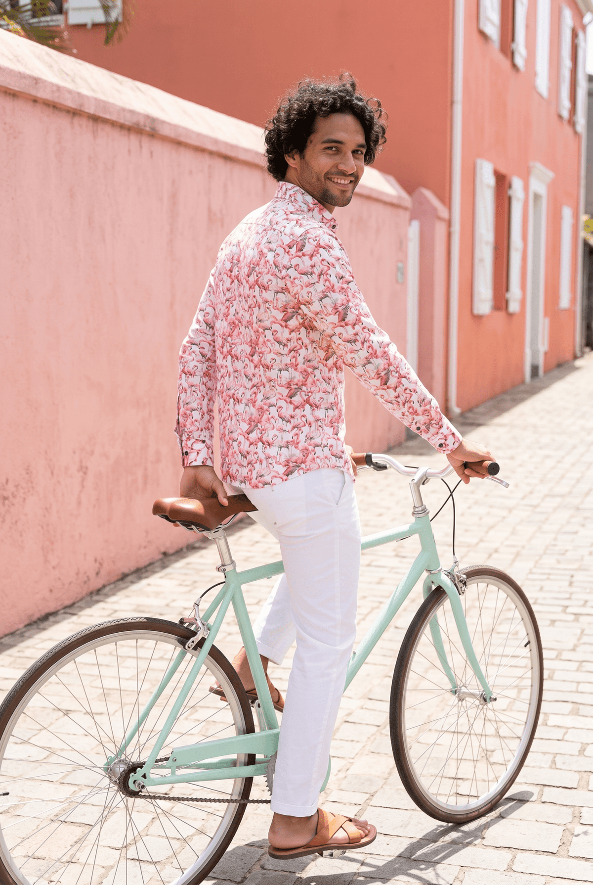 Flamboyance of Flamingos Print Shirt - Claudio Lugli Shirts