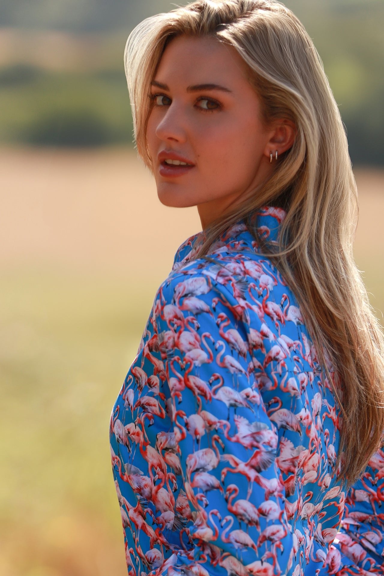 FLAMBOYANCE OF FLAMINGOS WOMENS PRINT SHIRT - Premium Men's Patterned Shirt by Claudio Lugli | Bold Design, Tailored Fit, Best Printed Shirts