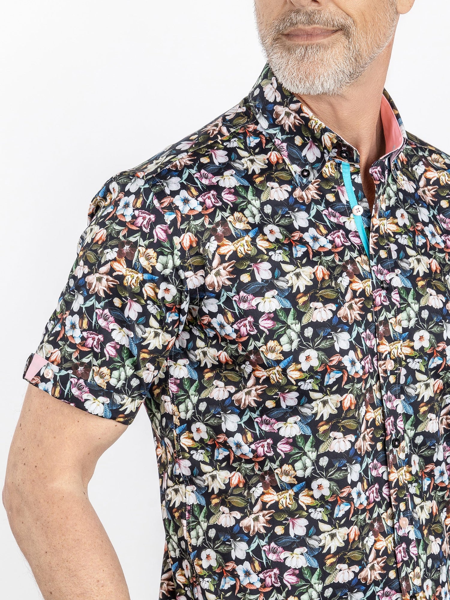 FLORAL SHORT SLEEVE SHIRT - Claudio Lugli Shirts