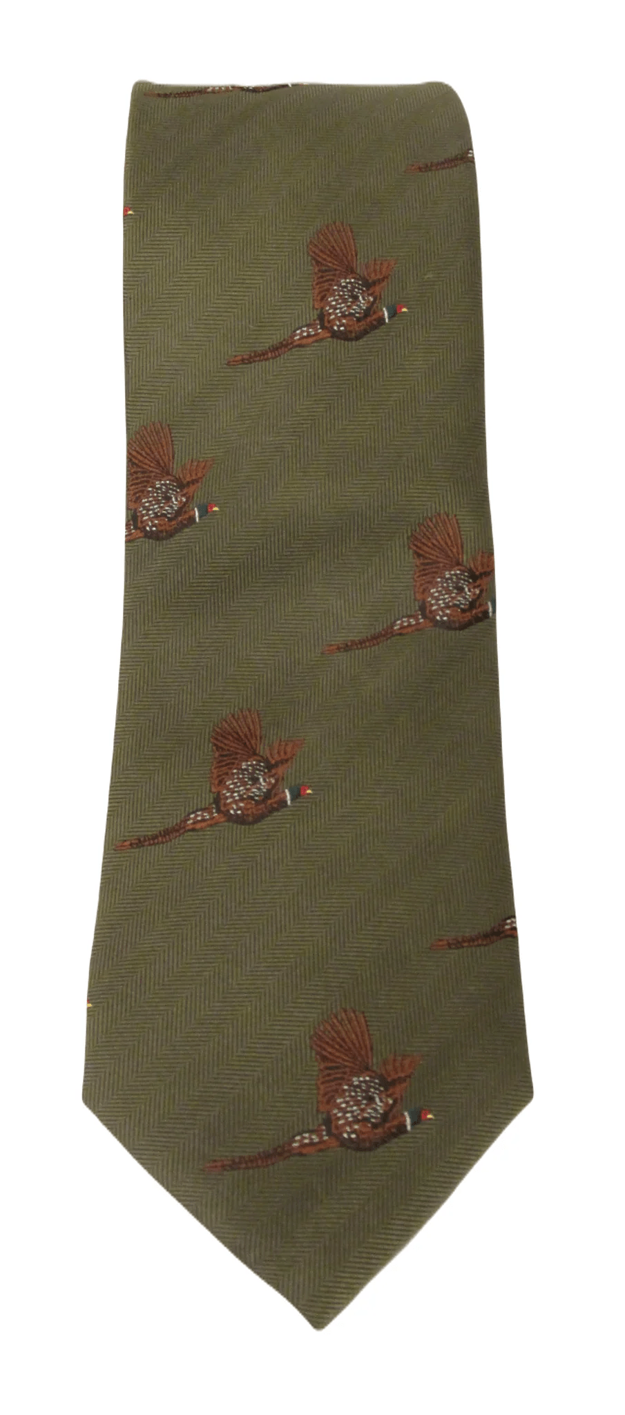 Flying Pheasant Country Silk Neck - Tie by Van Buck - Claudio Lugli Shirts