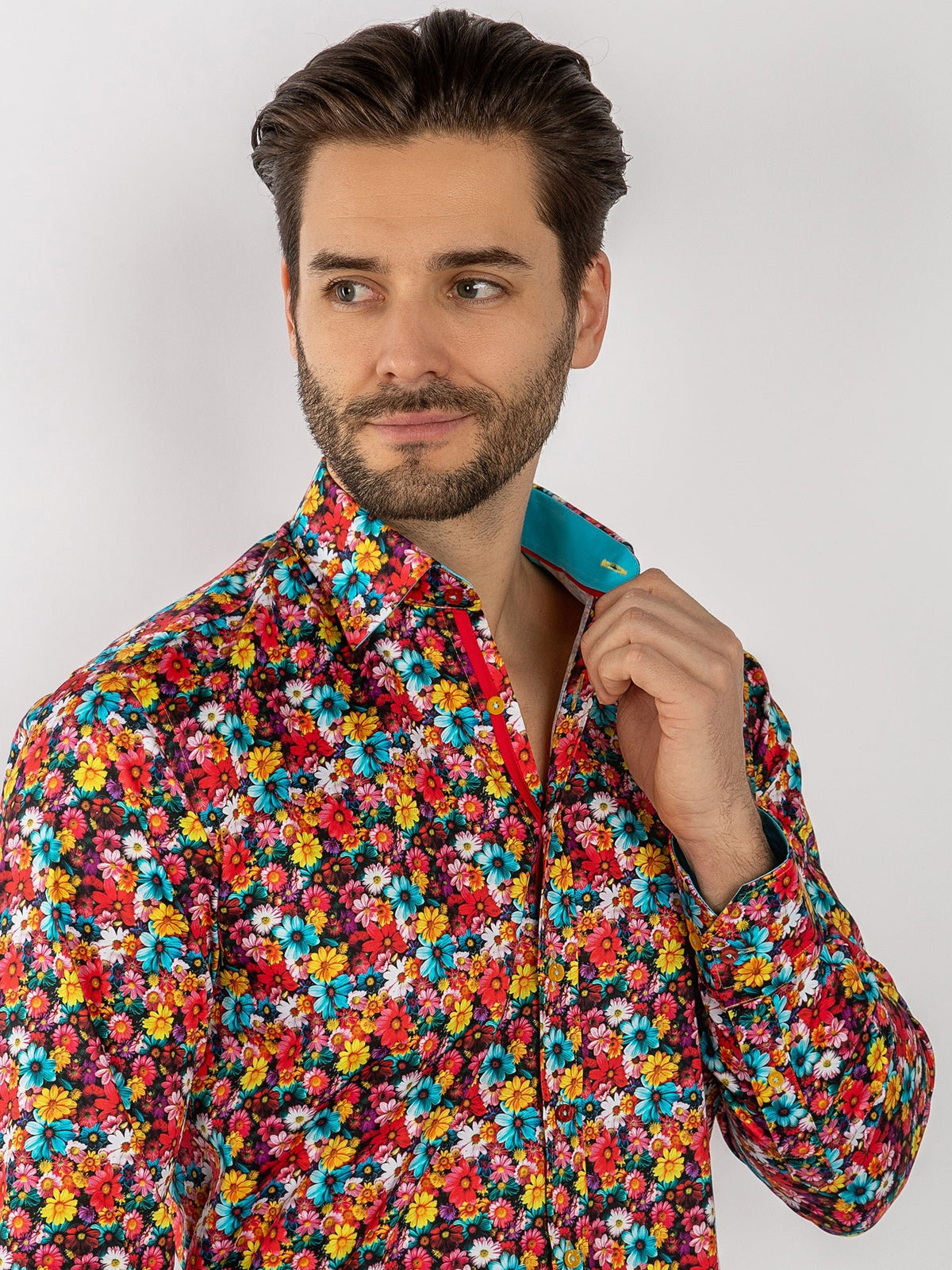 Garden Bloom Print Shirt - Multicolour - Claudio Lugli Shirts