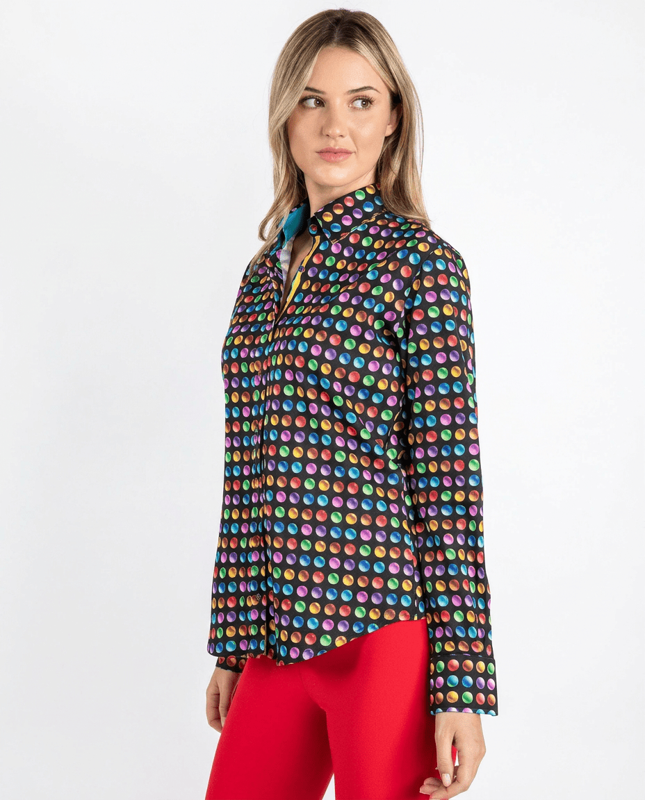 Golf Balls Womens Print Shirt - Claudio Lugli Shirts