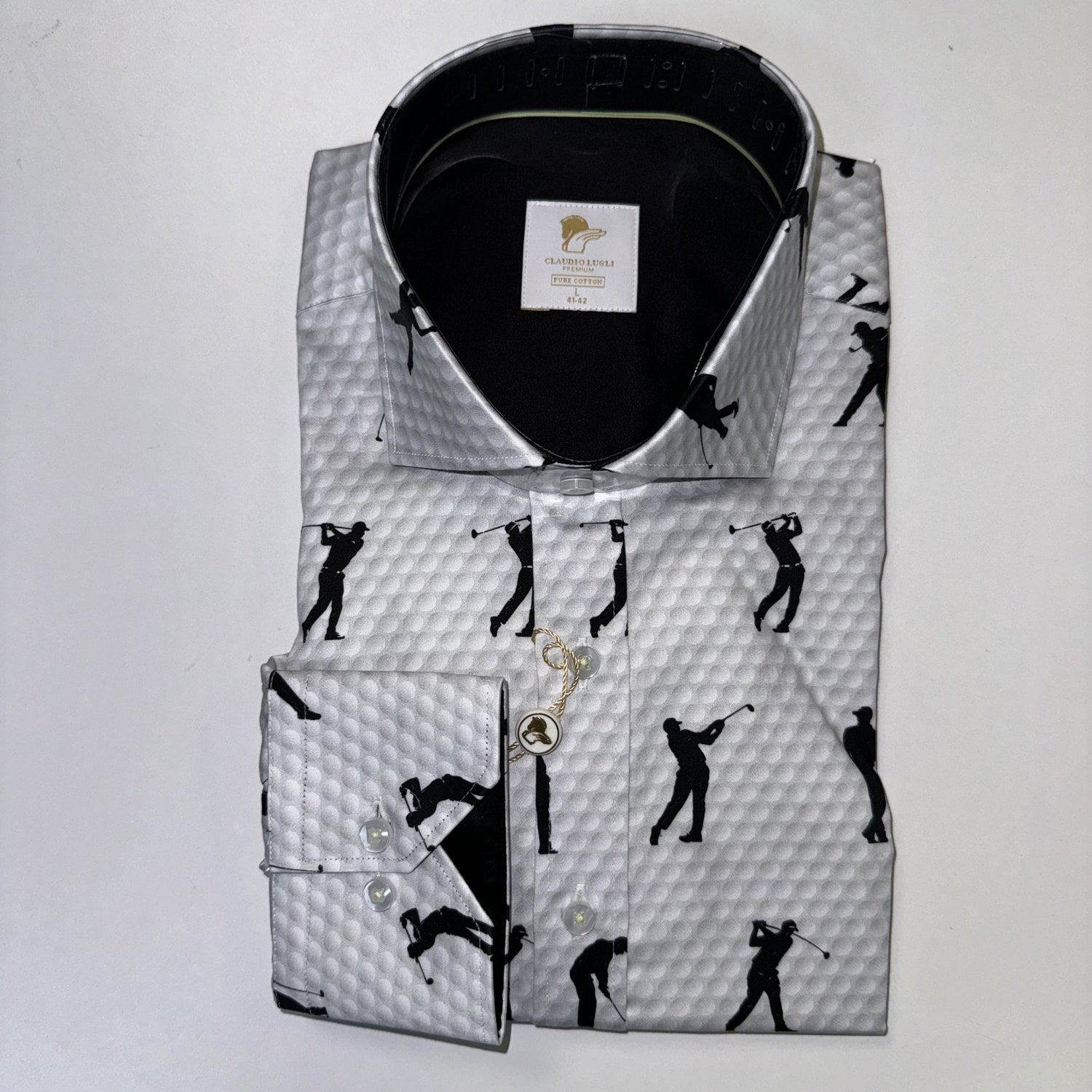 GOLF SWING PRINT SHIRT - Claudio Lugli Shirts