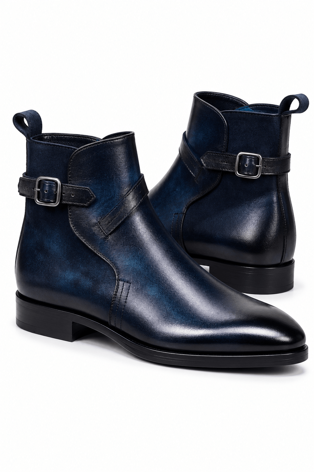 HAND-PAINTED LEATHER BOOTS - Claudio Lugli Shirts