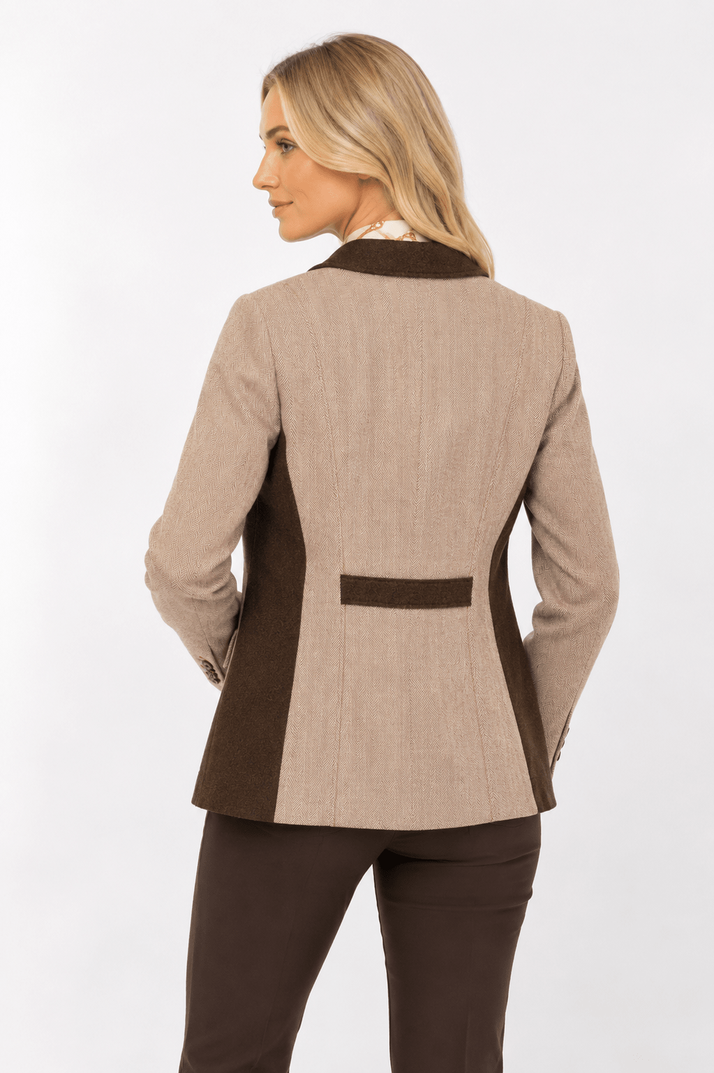 HERITAGE HERRINGBONE RIDING WOMENS JACKET - Claudio Lugli Shirts