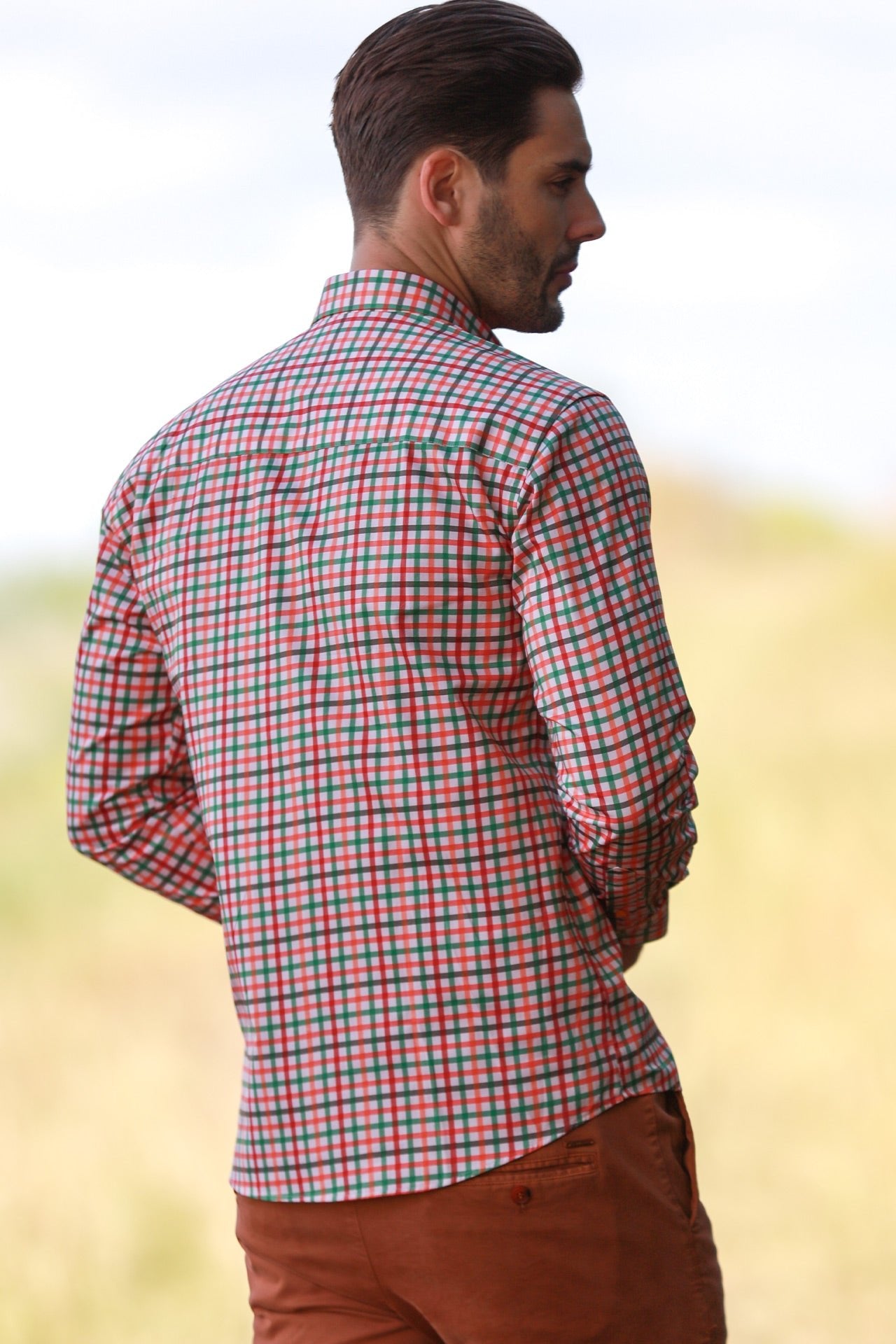 HERITAGE TATTERSALL CHECK CL2535 GREEN - Claudio Lugli Shirts