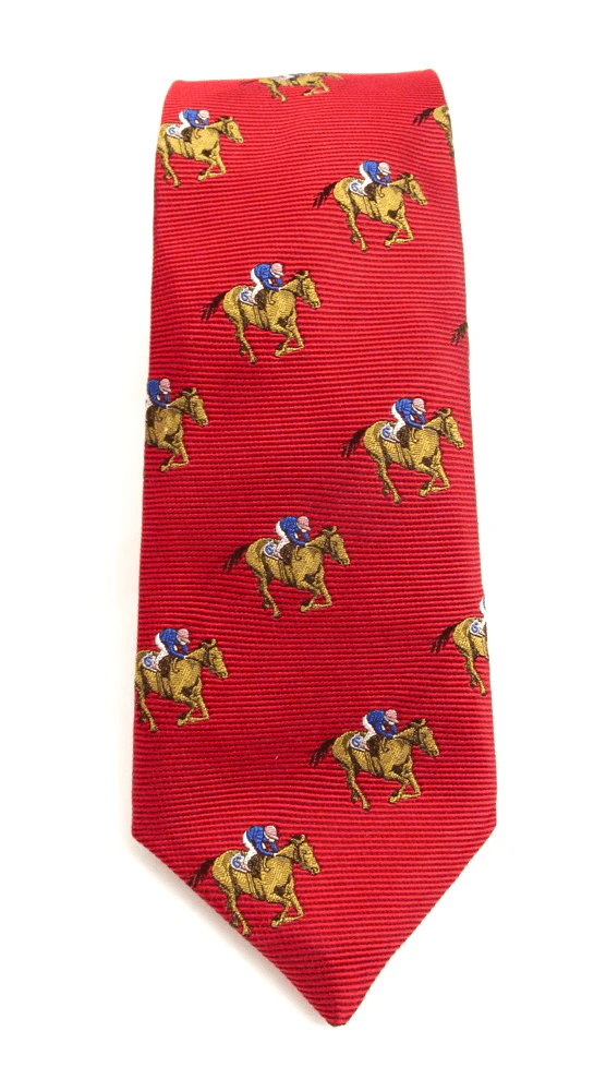Horse Racing Silk Tie by Van Buck – Premium Men's Patterned Shirt by Claudio Lugli | Bold Design, Tailored Fit, Best Printed Shirts