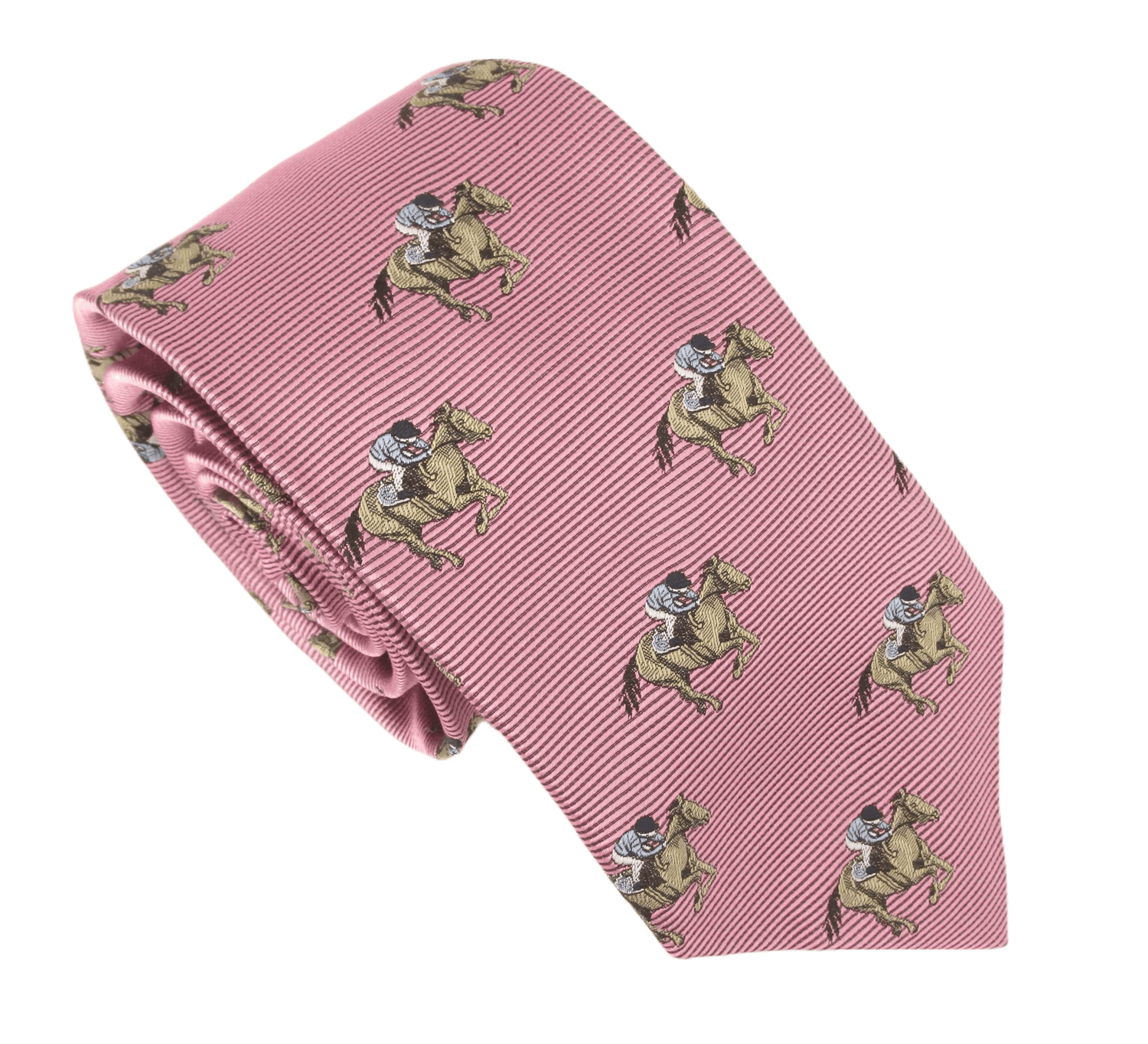 Horse Racing Silk Tie by Van Buck – Premium Men's Patterned Shirt by Claudio Lugli | Bold Design, Tailored Fit, Best Printed Shirts