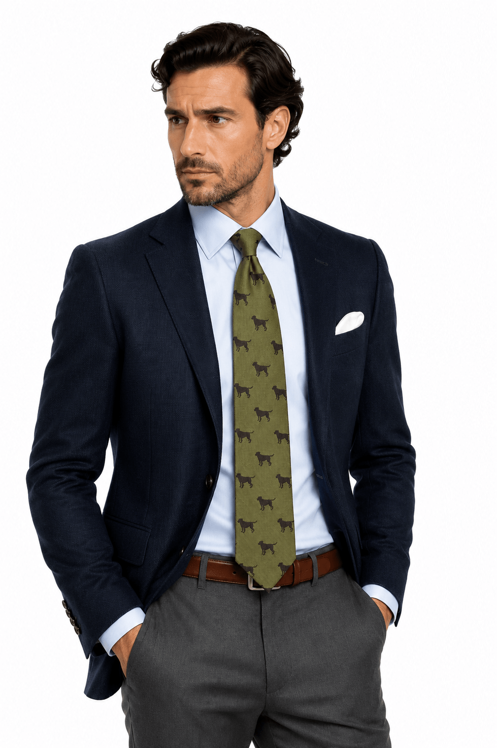 Labrador Country Silk Neck - Tie by Van Buck - Claudio Lugli Shirts