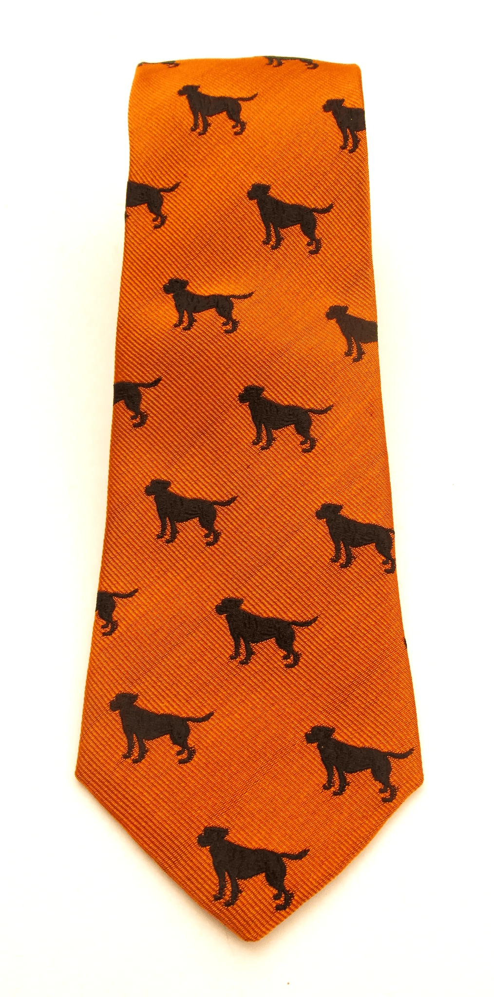 Labrador Country Silk Neck-Tie by Van Buck – Premium Men's Patterned Shirt by Claudio Lugli | Bold Design, Tailored Fit, Best Printed Shirts