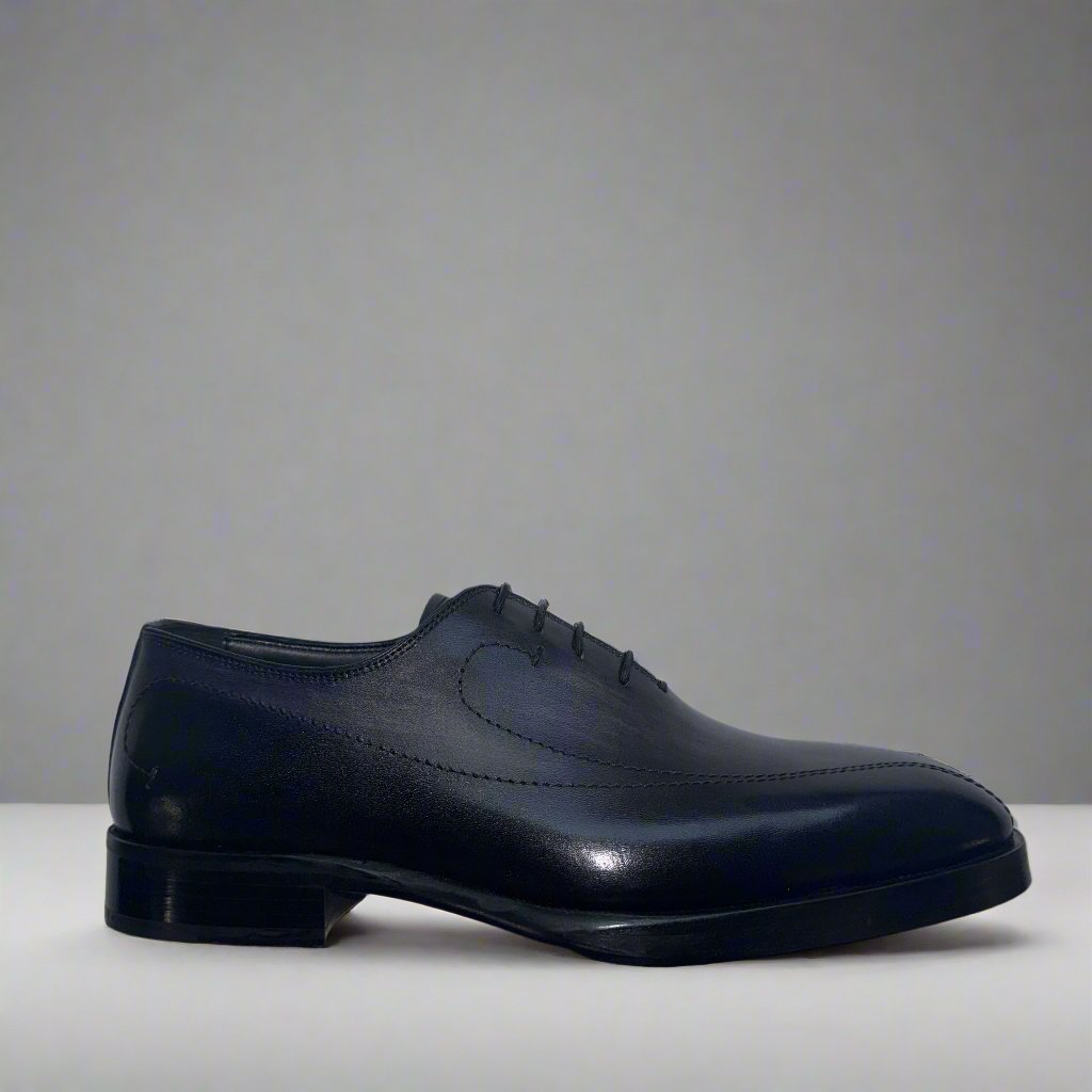 LEATHER HAND PAINTED SHOE - O - 02 - 9337 - Premium Men's Patterned Shirt by Claudio Lugli | Bold Design, Tailored Fit, Best Printed Shirts