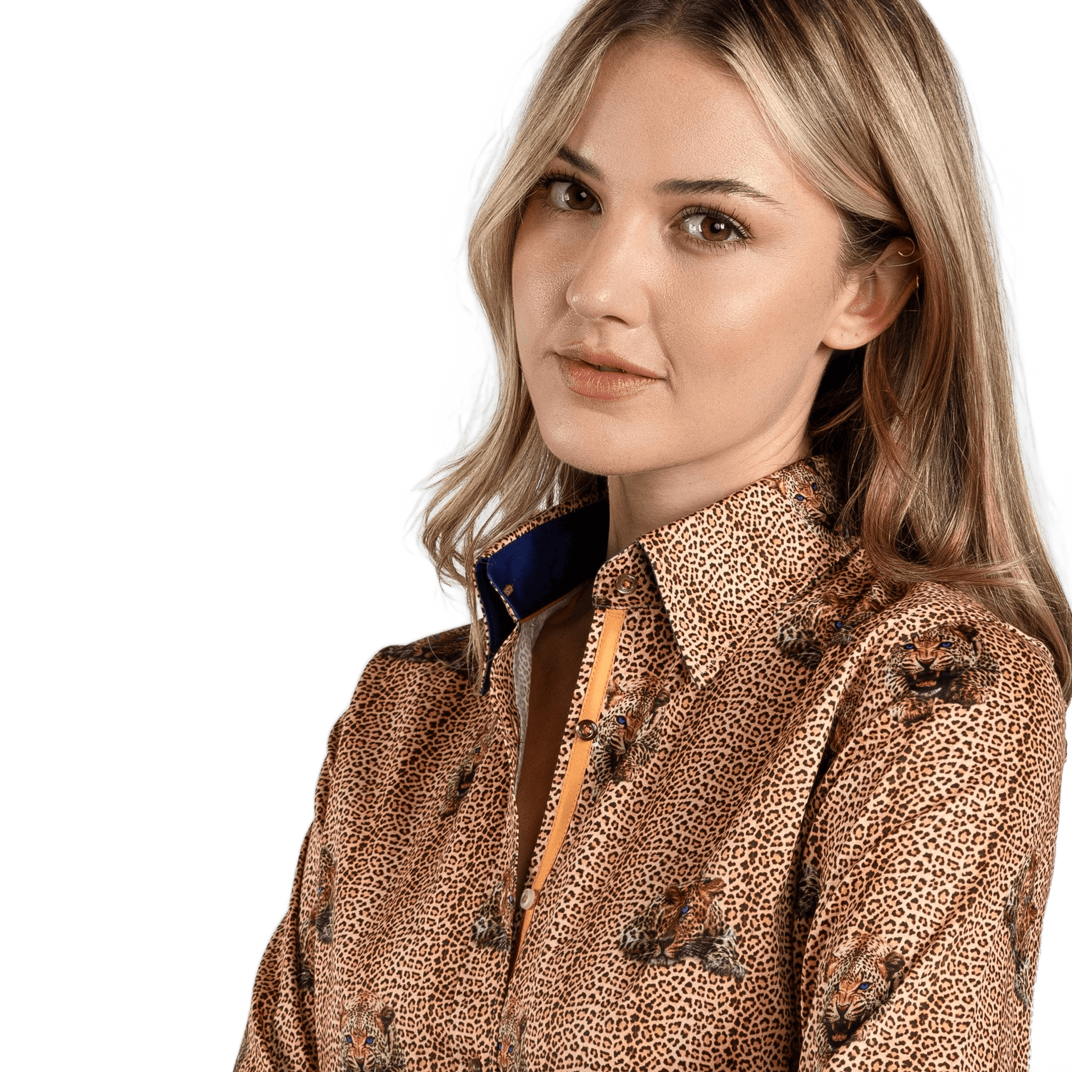 Leopard Print Womens Shirt - Claudio Lugli Shirts