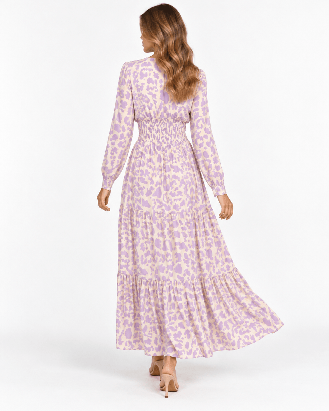 Leopard Tiered Maxi Dress - Claudio Lugli Shirts