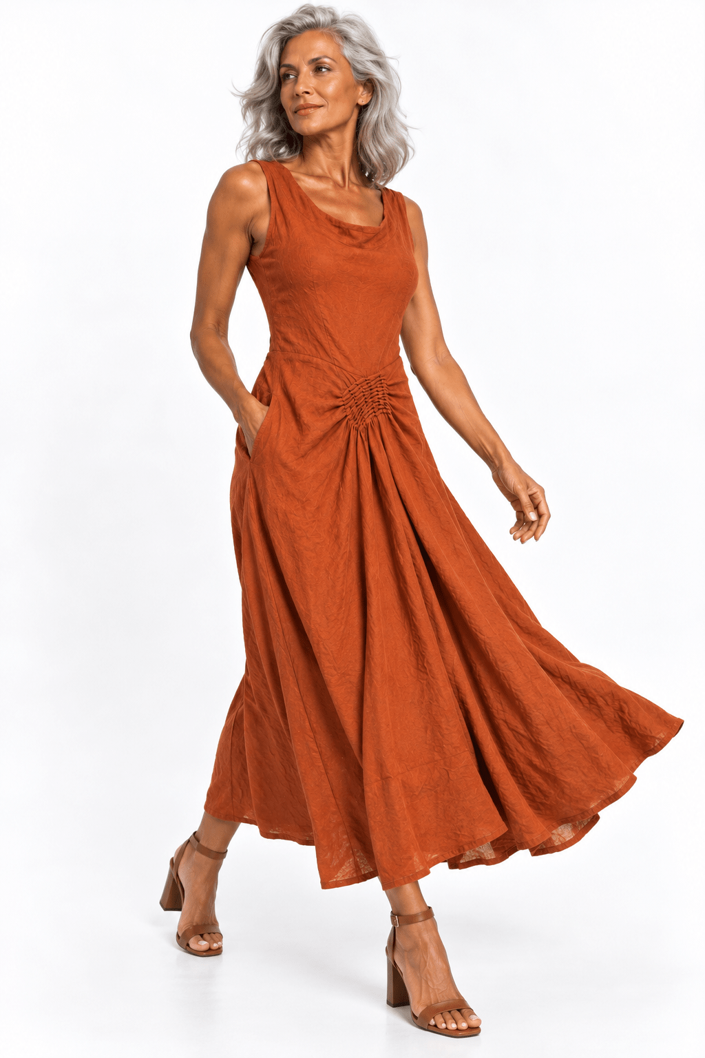 Linen Dress - Claudio Lugli Shirts