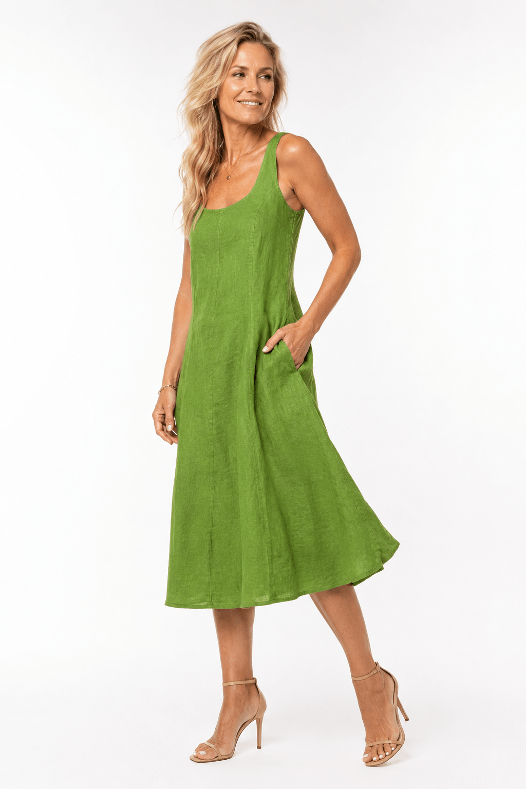 LINEN DRESS - Claudio Lugli Shirts