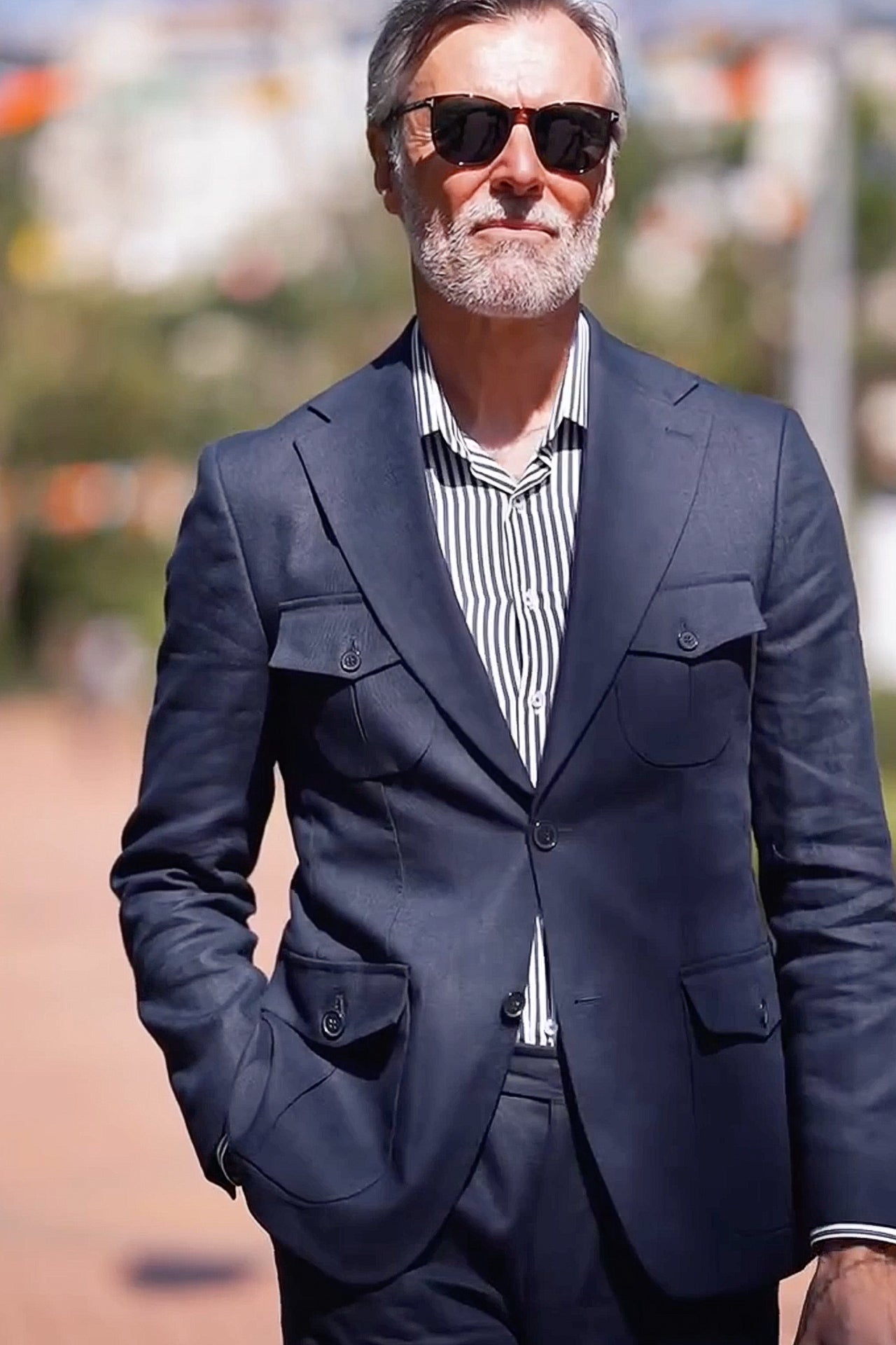 LINEN SUIT - Premium Men's Patterned Shirt by Claudio Lugli | Bold Design, Tailored Fit, Best Printed Shirts