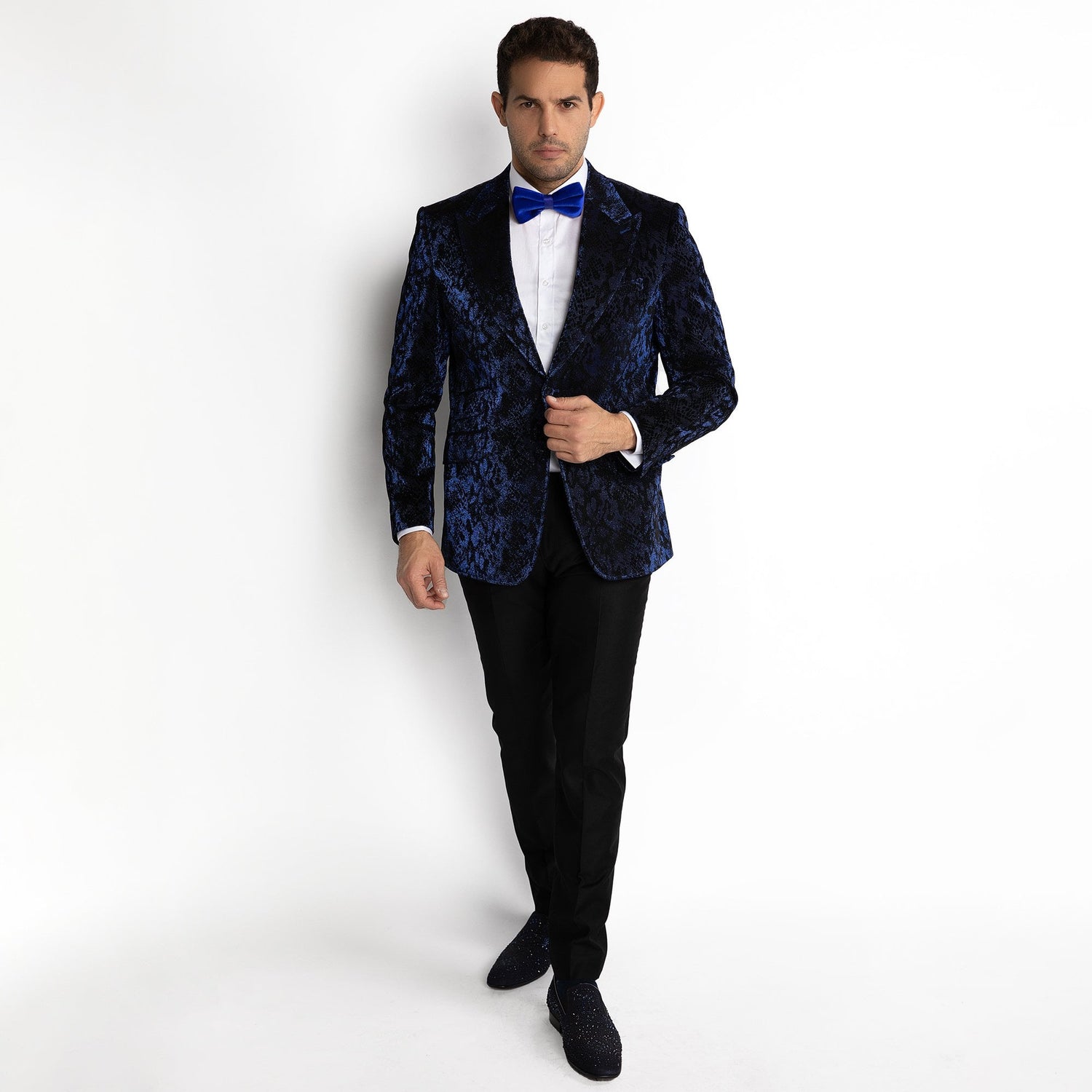 LUXURY FITTED SNAKE SKIN DINNER JACKET - Premium Men's Patterned Shirt by Claudio Lugli | Bold Design, Tailored Fit, Best Printed Shirts