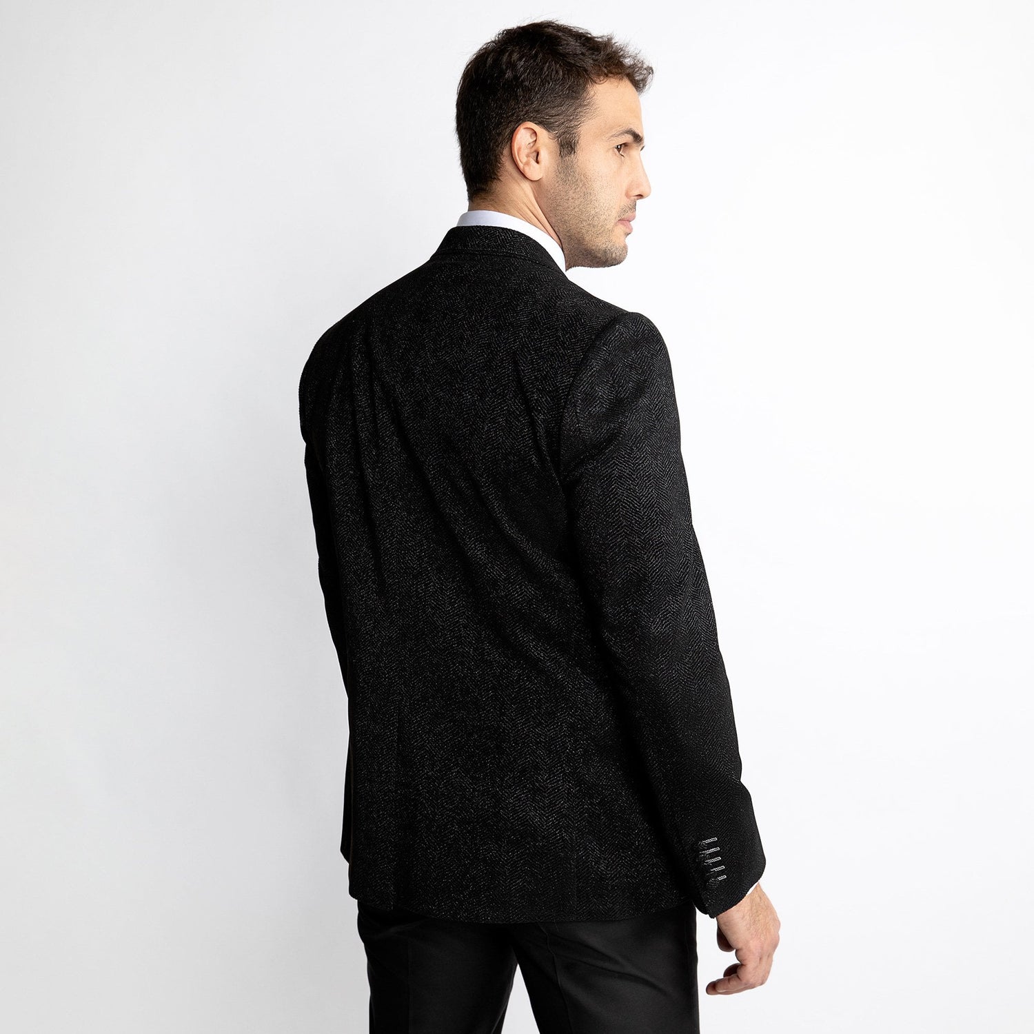 LUXURY FITTED SPARKLING DINNER JACKET – Premium Men's Patterned Shirt by Claudio Lugli | Bold Design, Tailored Fit, Best Printed Shirts