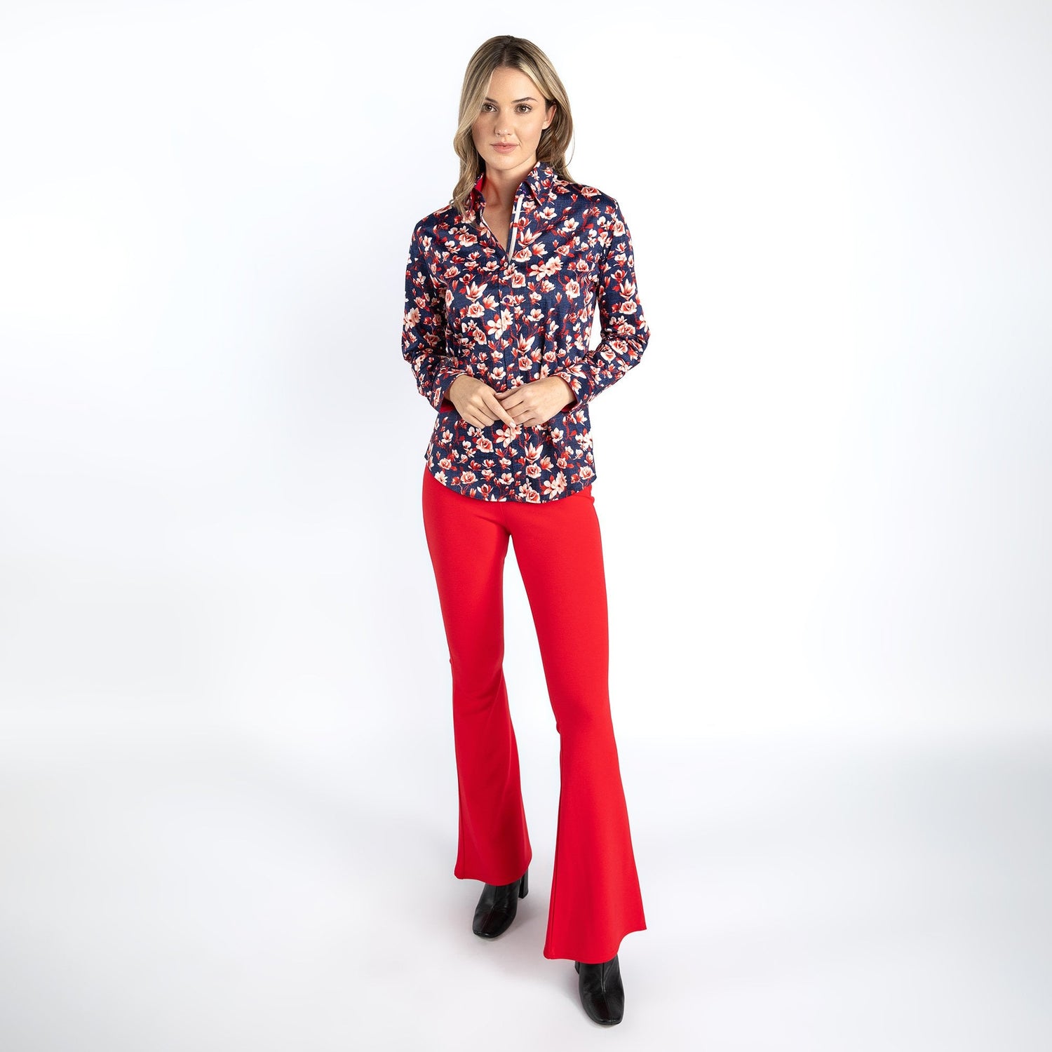 MAGNOLIA WOMENS PRINT SHIRT - Premium Men's Patterned Shirt by Claudio Lugli | Bold Design, Tailored Fit, Best Printed Shirts