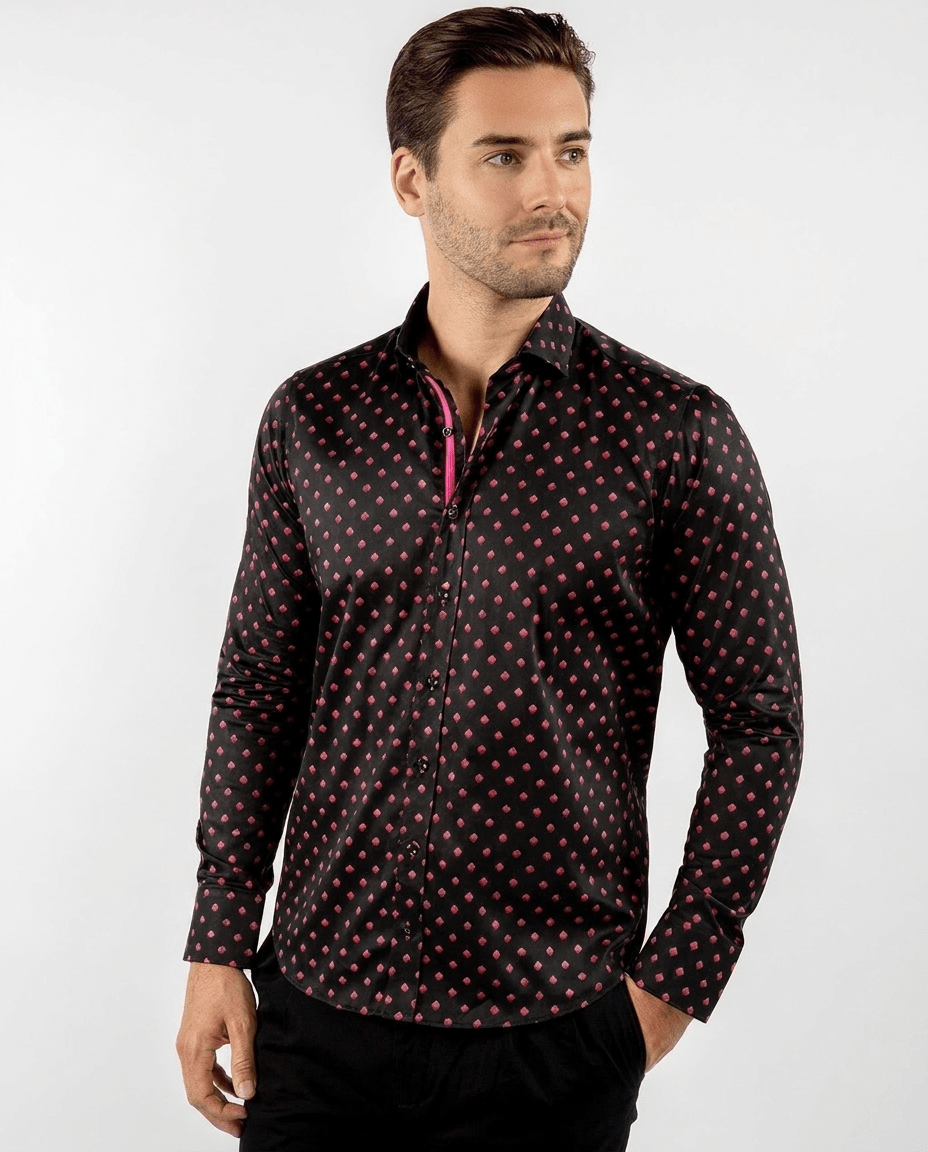 Midnight Club: Lantern Print Shirt - Claudio Lugli Shirts