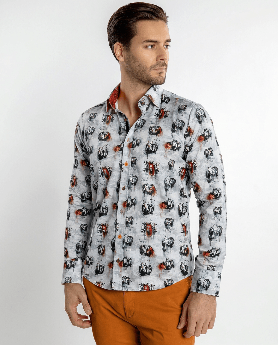 Misty Mustangs and Mares Horse Print Shirt - Claudio Lugli Shirts