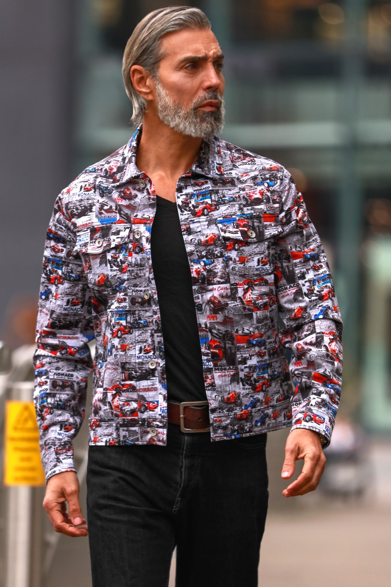 MONACO SHACKET - Premium Men's Patterned Shirt by Claudio Lugli | Bold Design, Tailored Fit, Best Printed Shirts