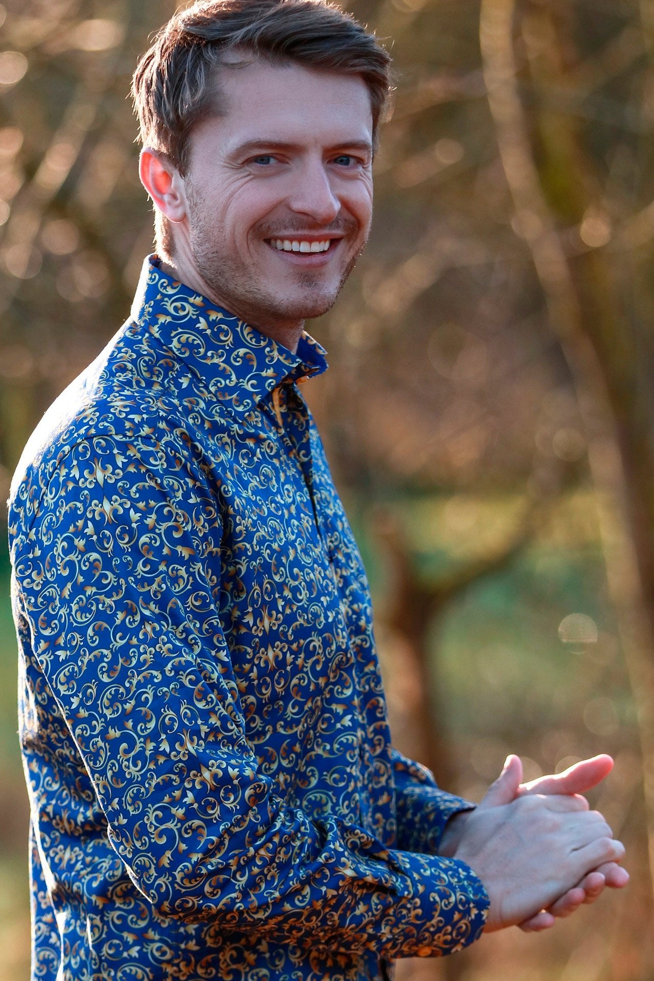 ORNAMENTAL PAISLEY PRINT SHIRT - Premium Men's Patterned Shirt by Claudio Lugli | Bold Design, Tailored Fit, Best Printed Shirts