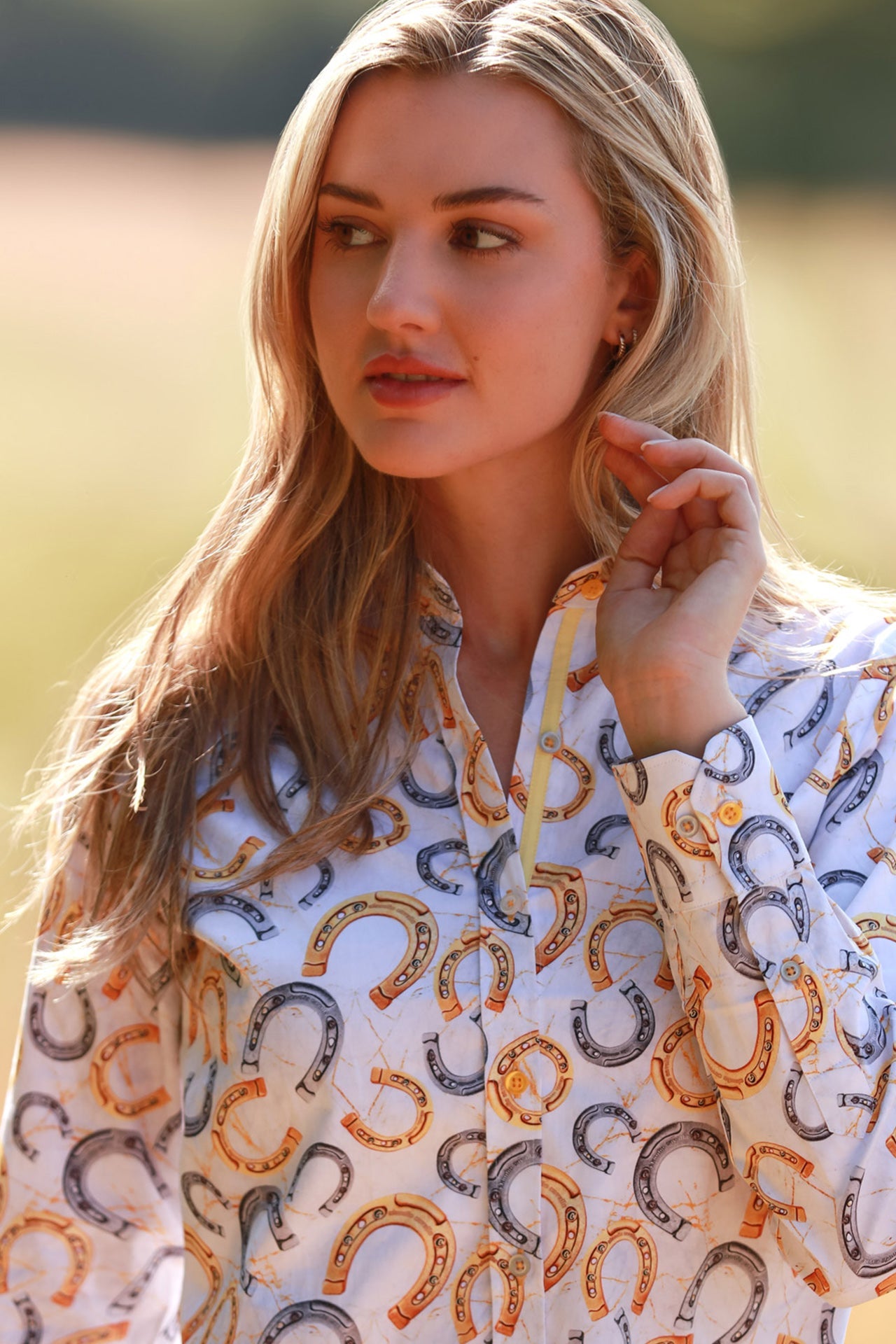 ORNATE HORSESHOE COLLECTION WOMENS PRINT SHIRT - Premium Men's Patterned Shirt by Claudio Lugli | Bold Design, Tailored Fit, Best Printed Shirts