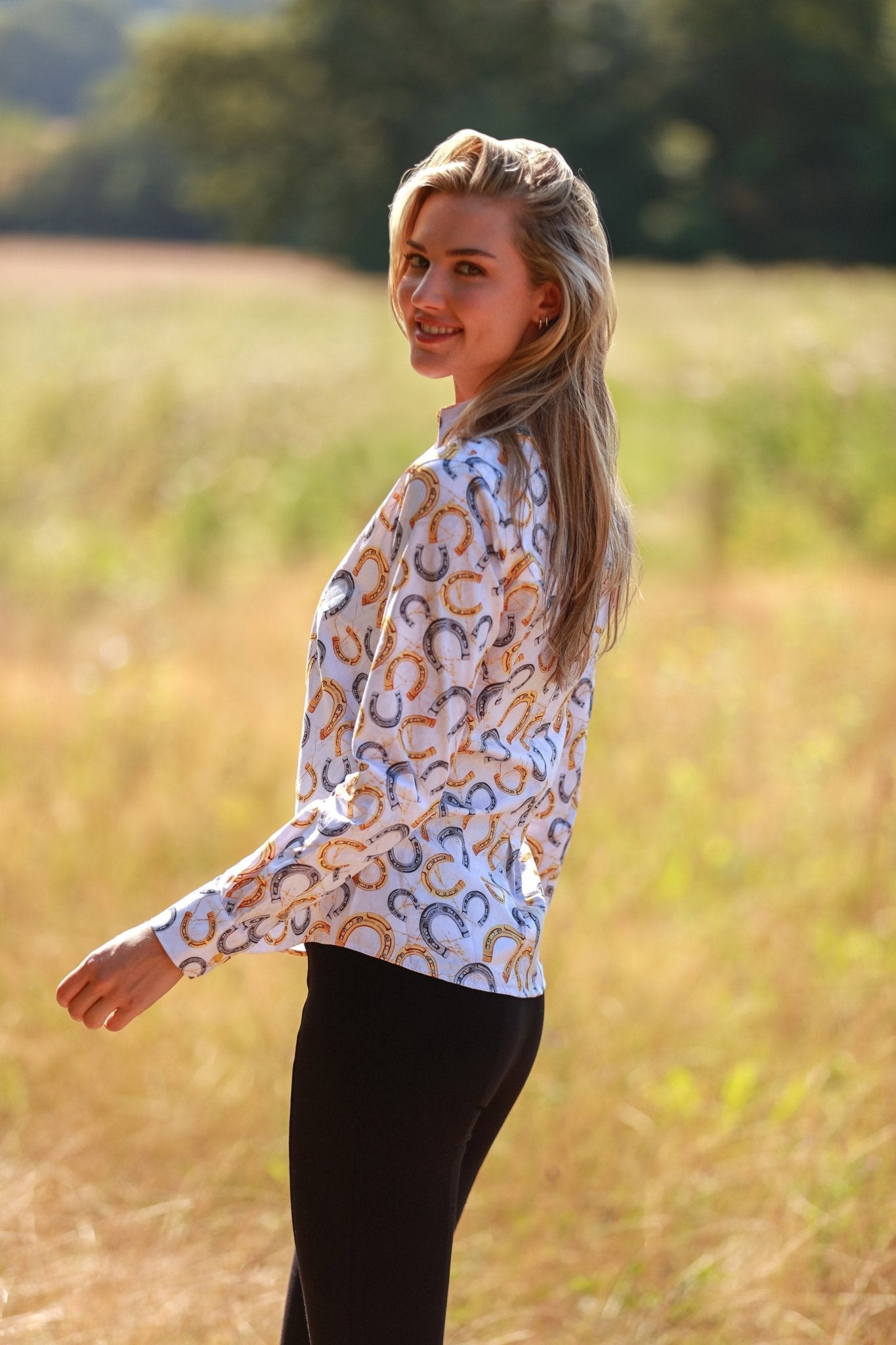 ORNATE HORSESHOE COLLECTION WOMENS PRINT SHIRT - Premium Men's Patterned Shirt by Claudio Lugli | Bold Design, Tailored Fit, Best Printed Shirts