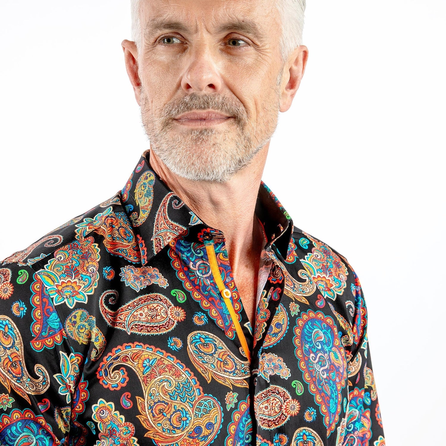 PAISLEY UNIVERSE PRINT SHIRT - Premium Men's Patterned Shirt by Claudio Lugli | Bold Design, Tailored Fit, Best Printed Shirts