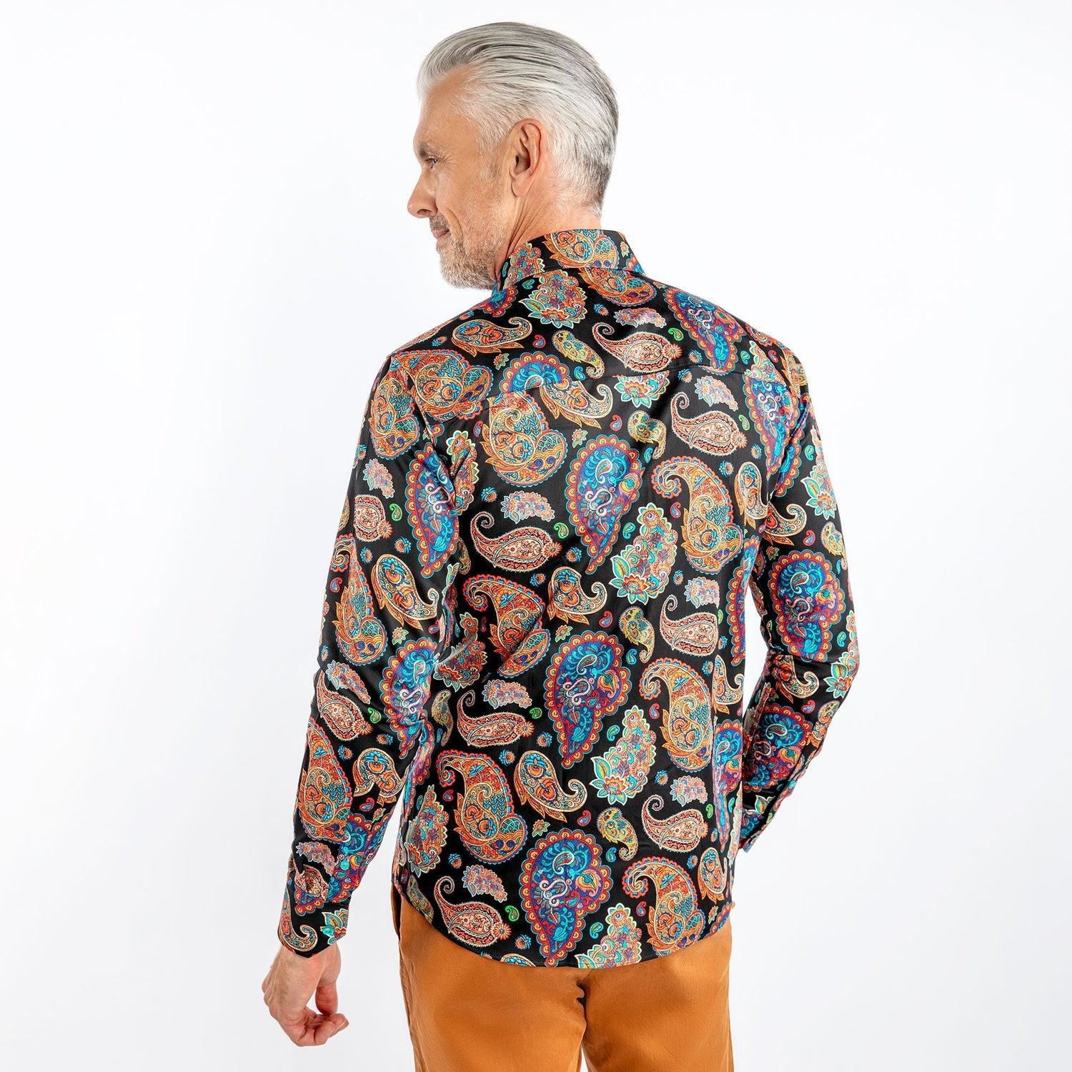 PAISLEY UNIVERSE PRINT SHIRT - Premium Men's Patterned Shirt by Claudio Lugli | Bold Design, Tailored Fit, Best Printed Shirts