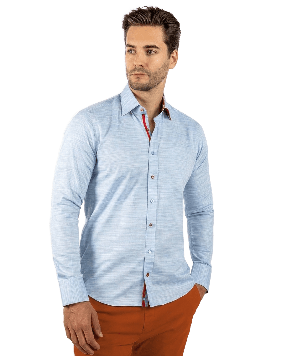 Pale Faint Shading Classic Shirt - Claudio Lugli Shirts