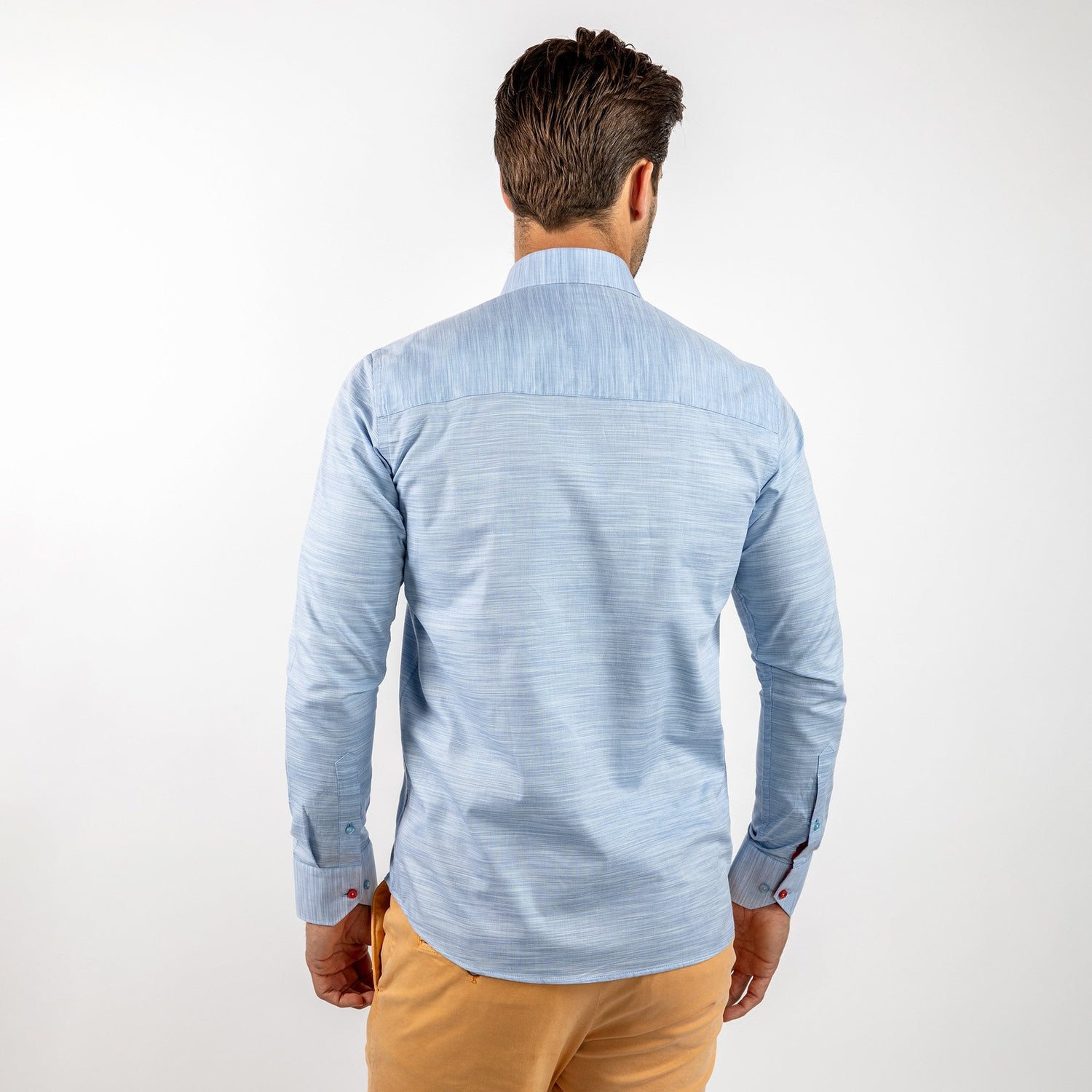 PALE FAINT SHADING CLASSIC SHIRT - Premium Men's Patterned Shirt by Claudio Lugli | Bold Design, Tailored Fit, Best Printed Shirts