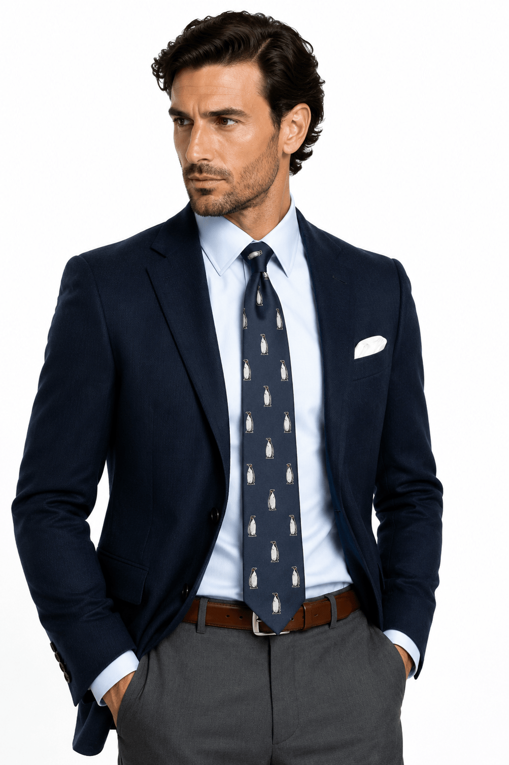 Penguin Silk Neck - Tie by Van Buck - Claudio Lugli Shirts