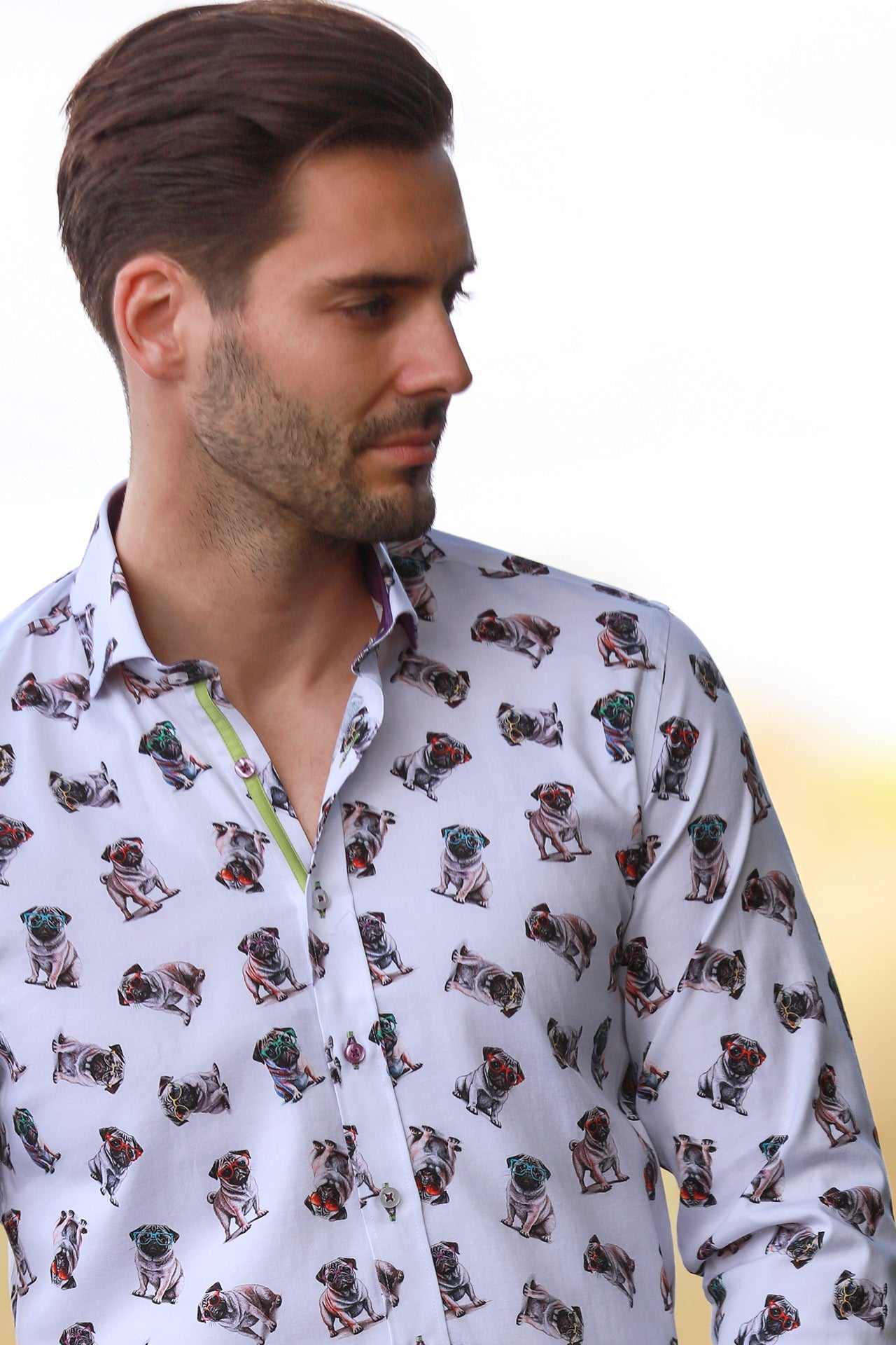 PUG LIFE TENCEL SHIRT - Claudio Lugli Shirts