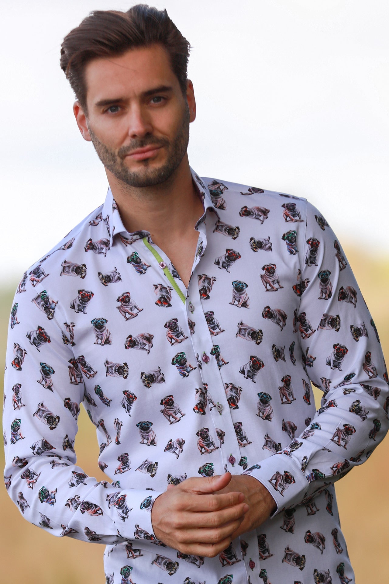 PUG LIFE TENCEL SHIRT - Claudio Lugli Shirts