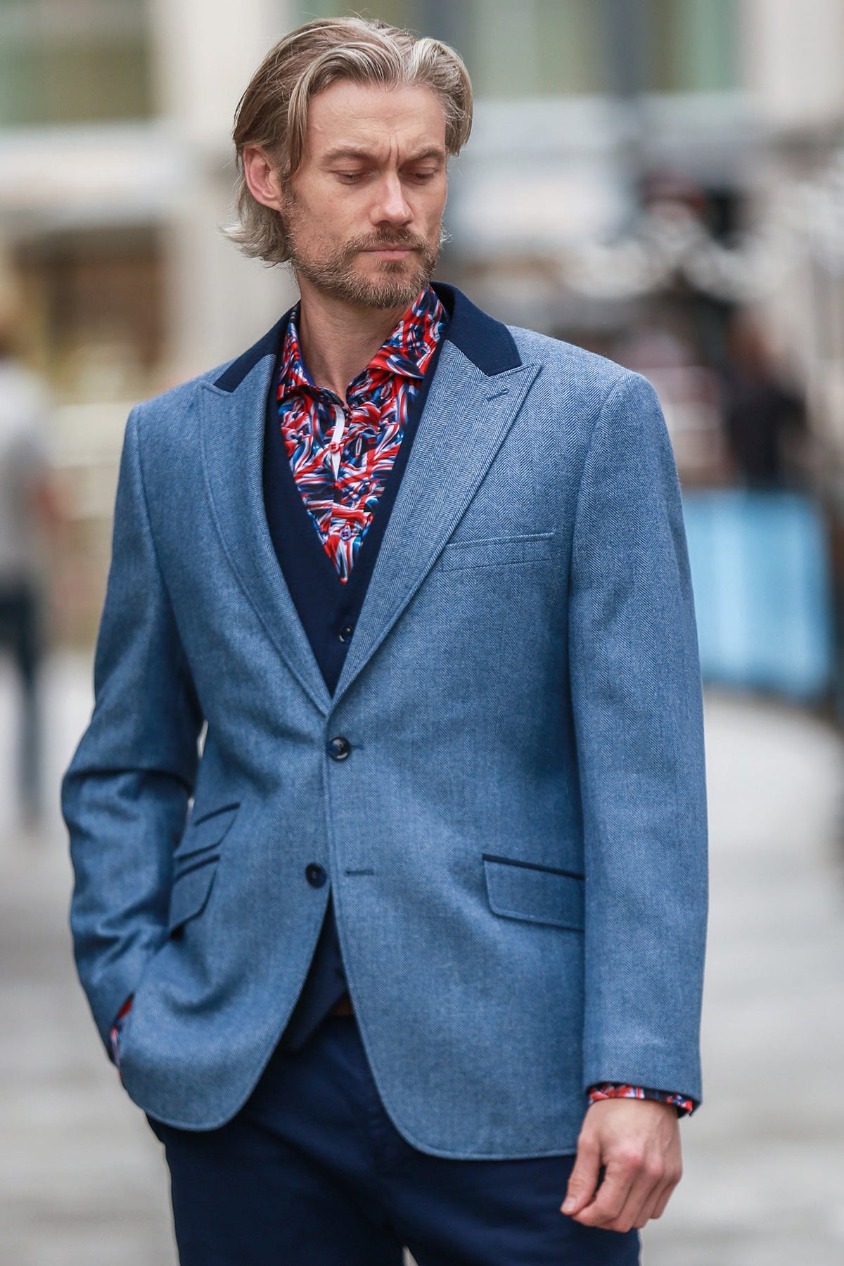 Race-Day Herringbone Jacket - Claudio Lugli Shirts