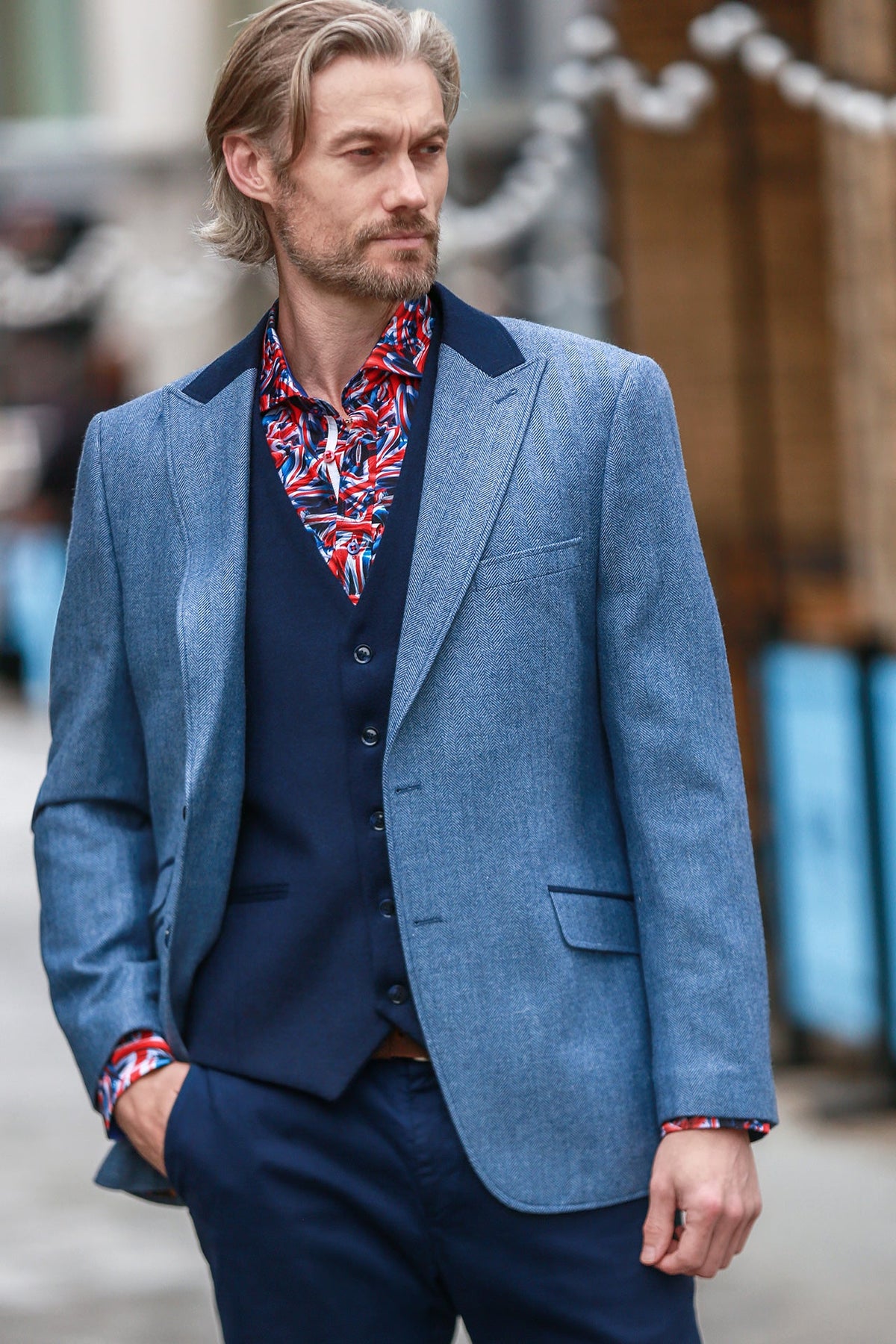 Race-Day Herringbone Jacket - Claudio Lugli Shirts