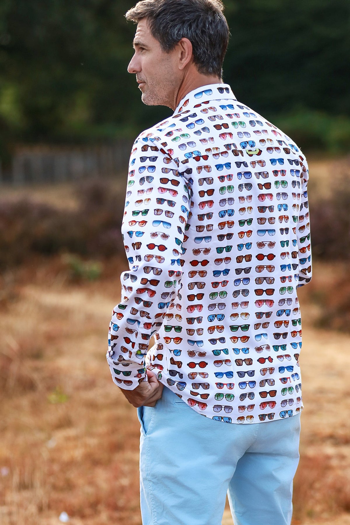 Retro Shades Print Shirt - Claudio Lugli Shirts