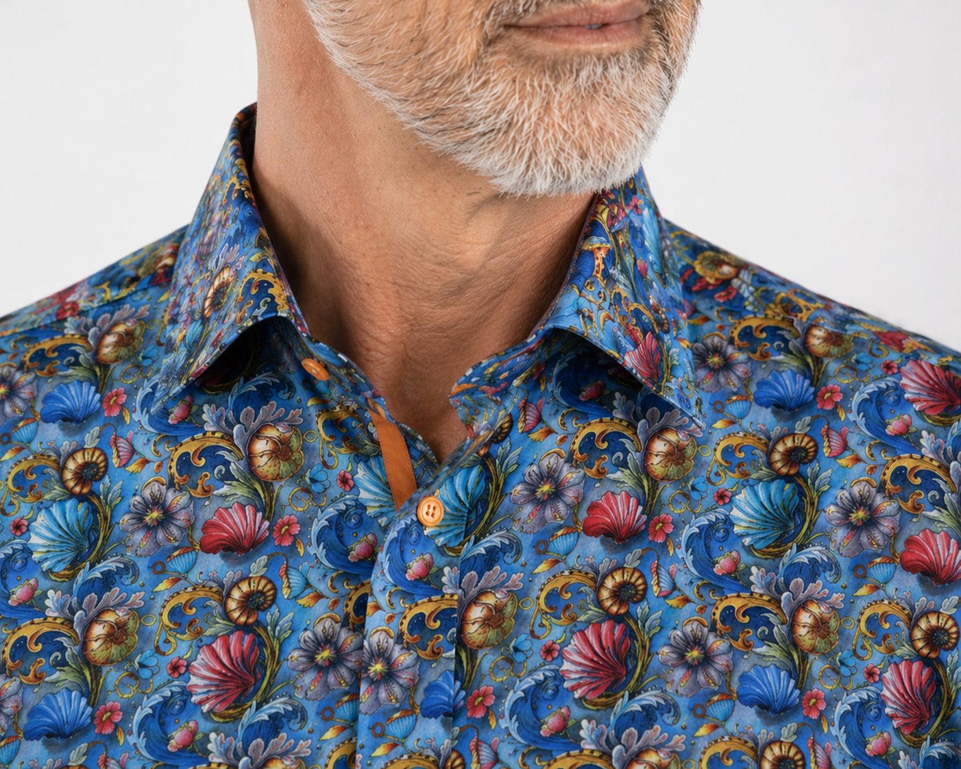 SEASHELLS PRINT SHIRT - Claudio Lugli Shirts