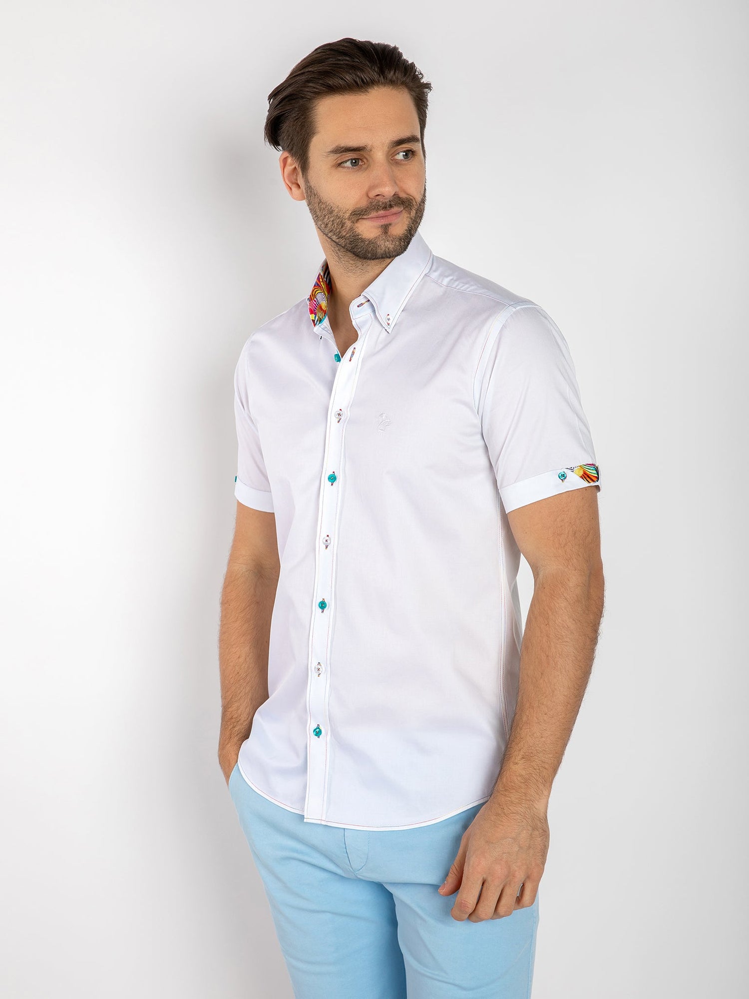 SIGNATURE COLOUR SHORT SLEEVE SERIES - Claudio Lugli Shirts