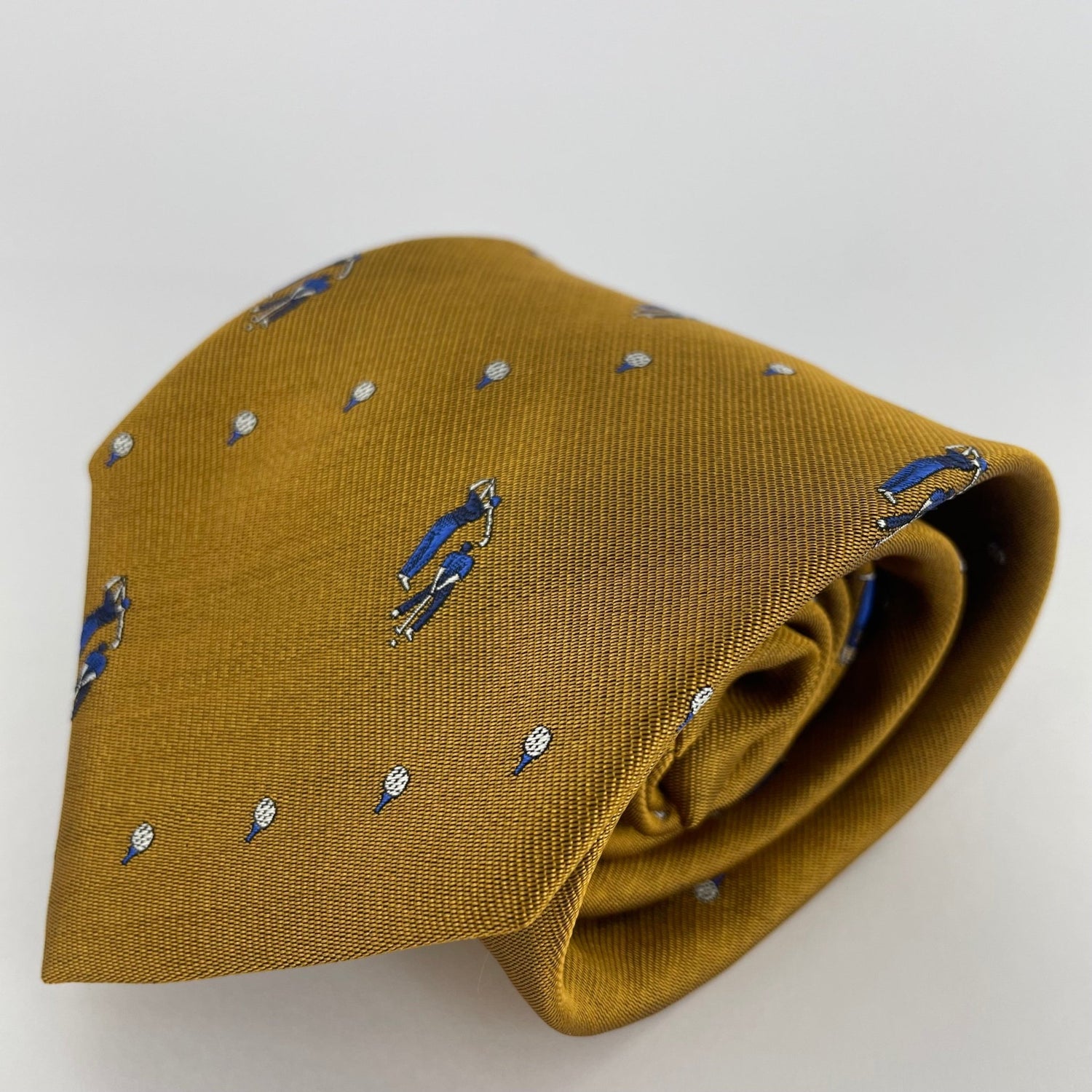 Silk Golfer Neck-Tie - Premium Men's Patterned Shirt by Claudio Lugli | Bold Design, Tailored Fit, Best Printed Shirts