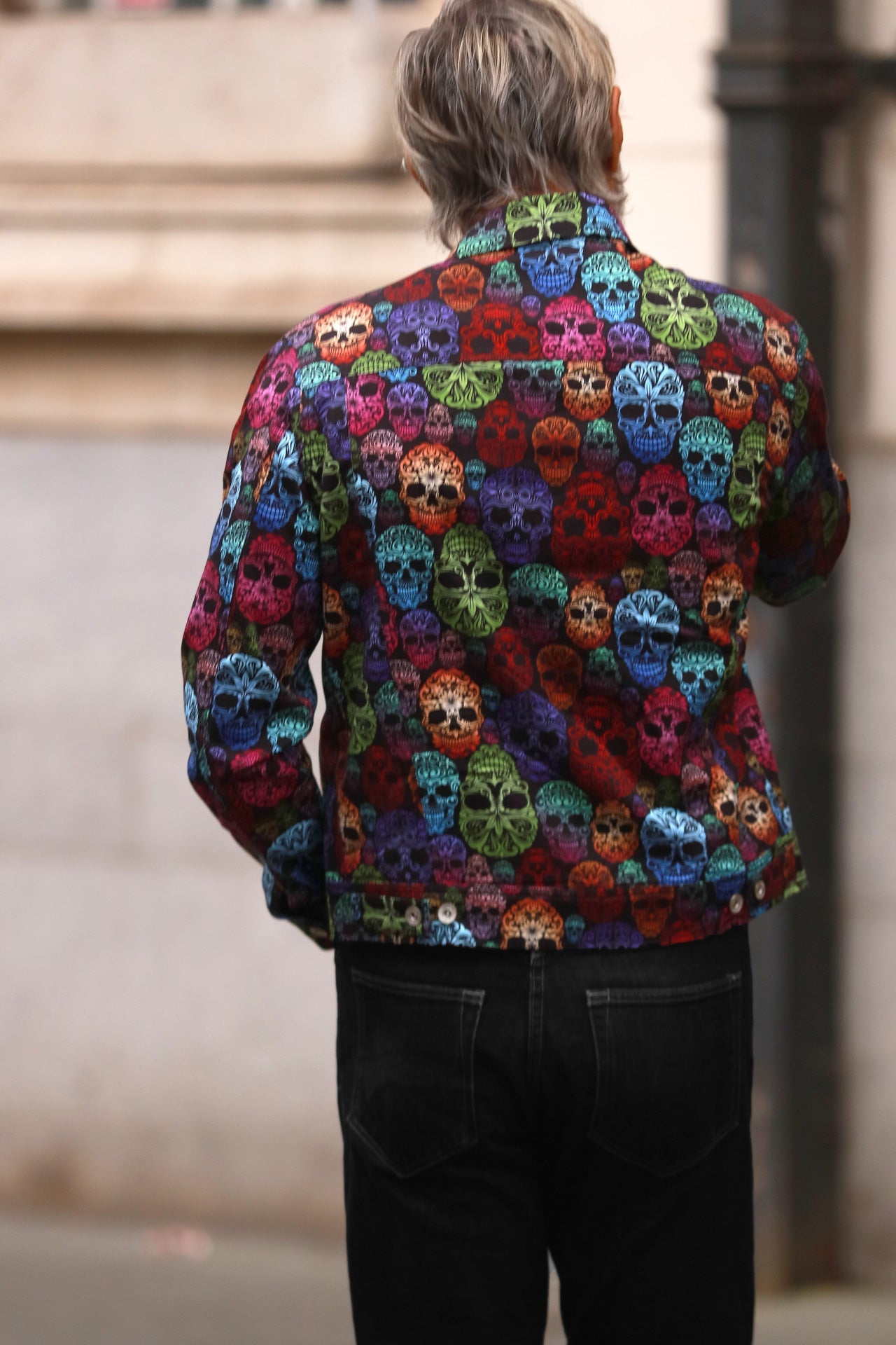 SKULL PRINT SHACKET - Premium Men's Patterned Shirt by Claudio Lugli | Bold Design, Tailored Fit, Best Printed Shirts