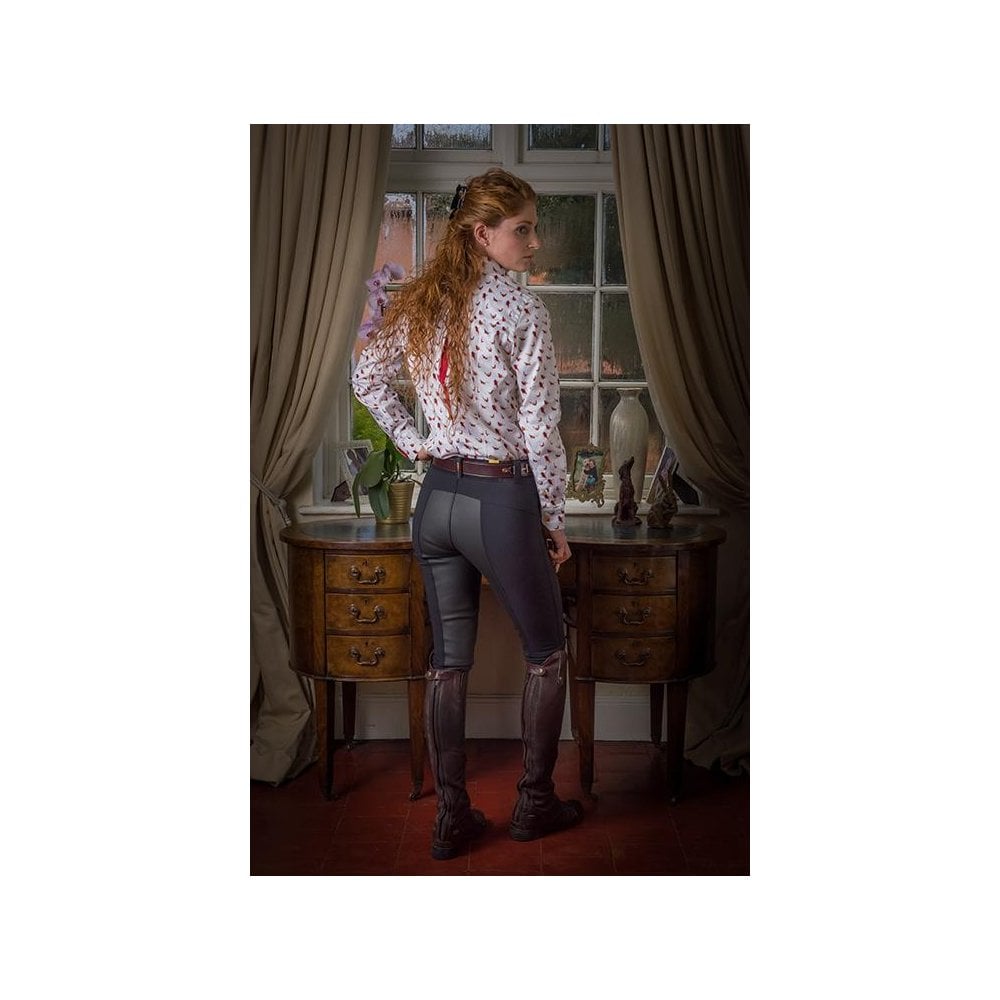 SMALL PHEASANT PRINT WOMENS SHIRT - Premium Men's Patterned Shirt by Claudio Lugli | Bold Design, Tailored Fit, Best Printed Shirts