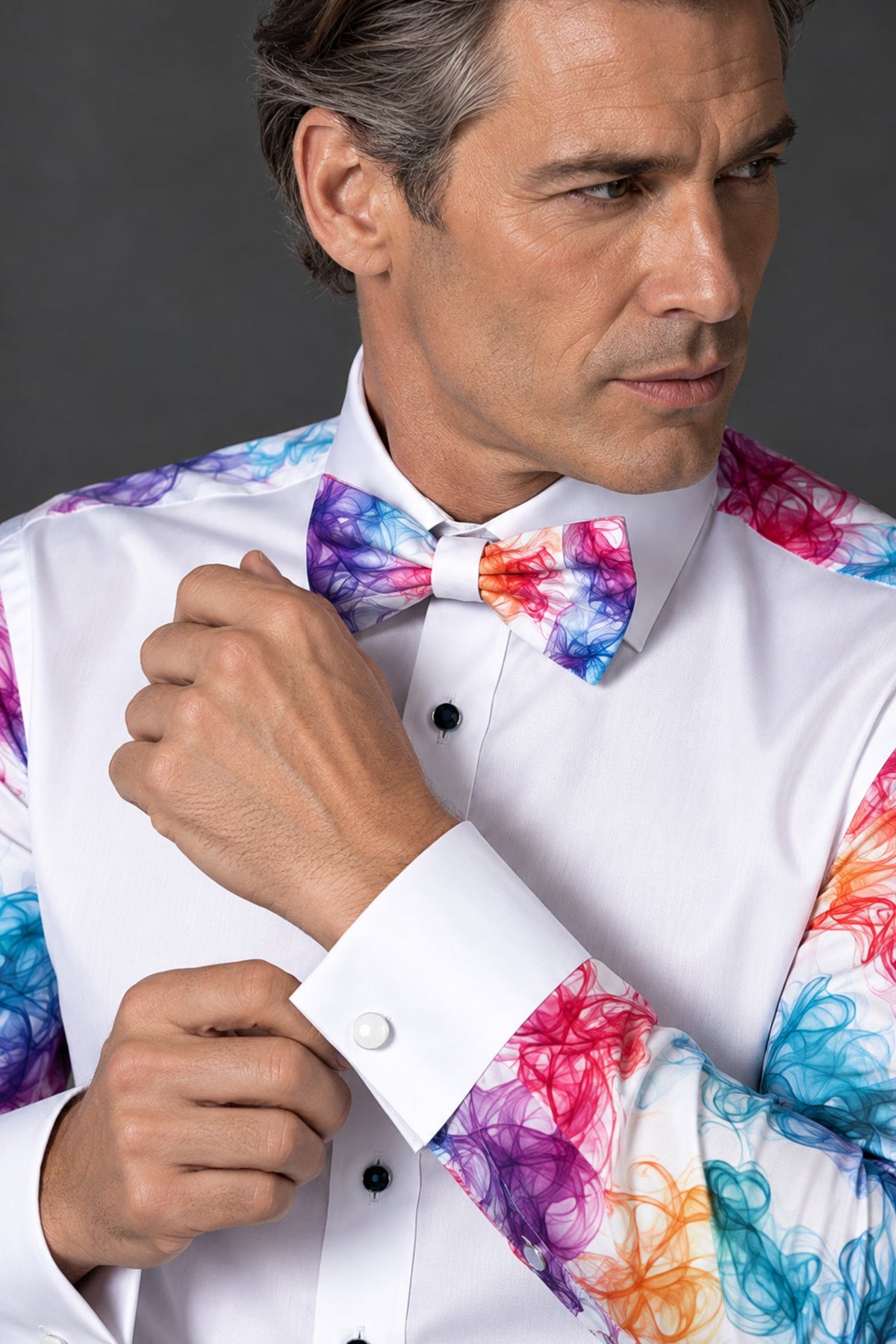 Smoke & Mirrors Tuxedo Shirt - Claudio Lugli Shirts