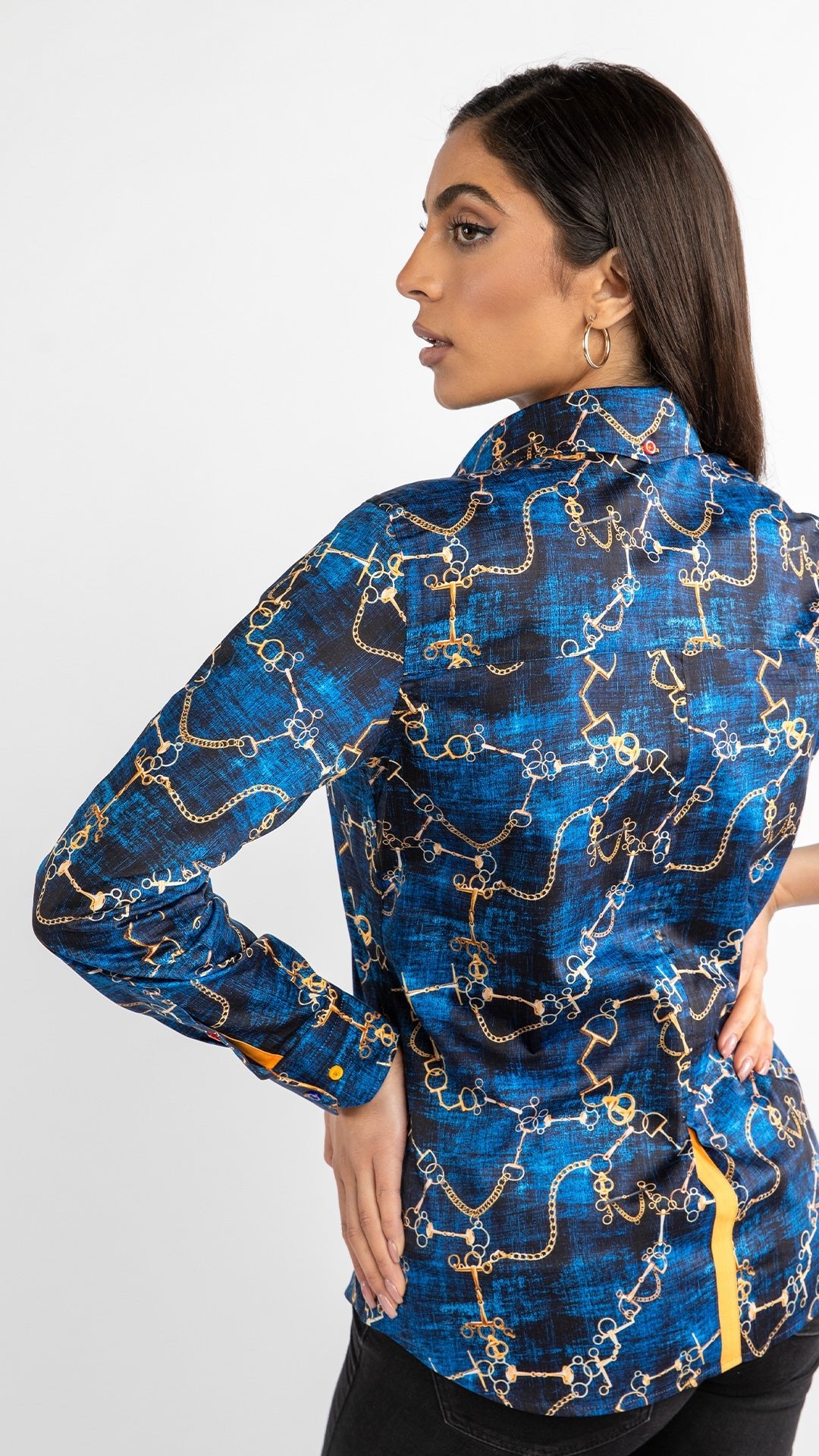 SNAFFLE TIE DYE WOMENS PRINT SHIRT - Claudio Lugli Shirts